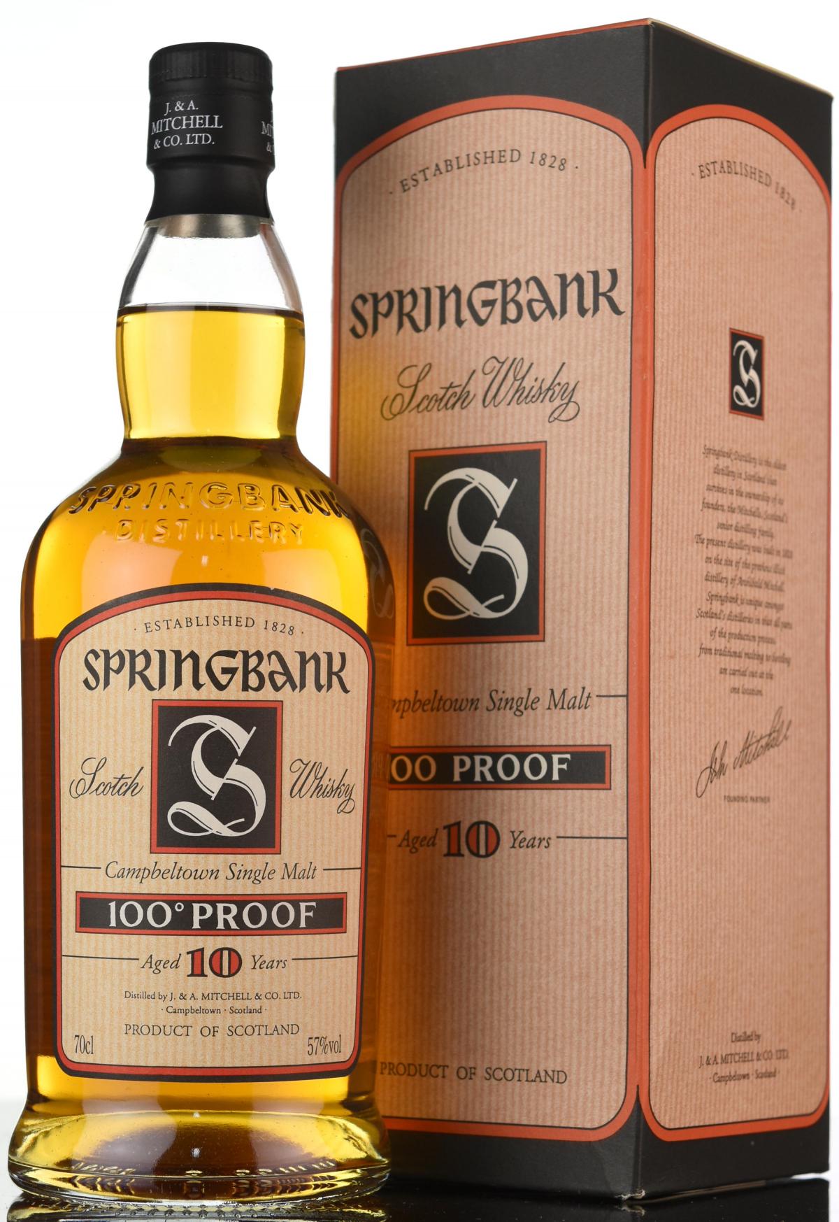 Springbank 10 Year Old - 100 Proof