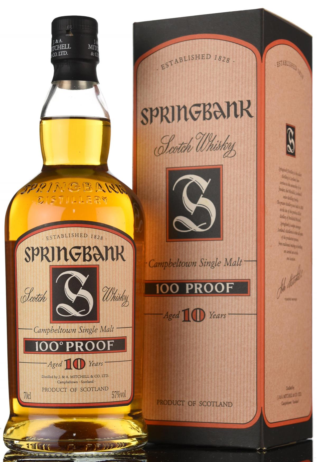 Springbank 10 Year Old - 100 Proof