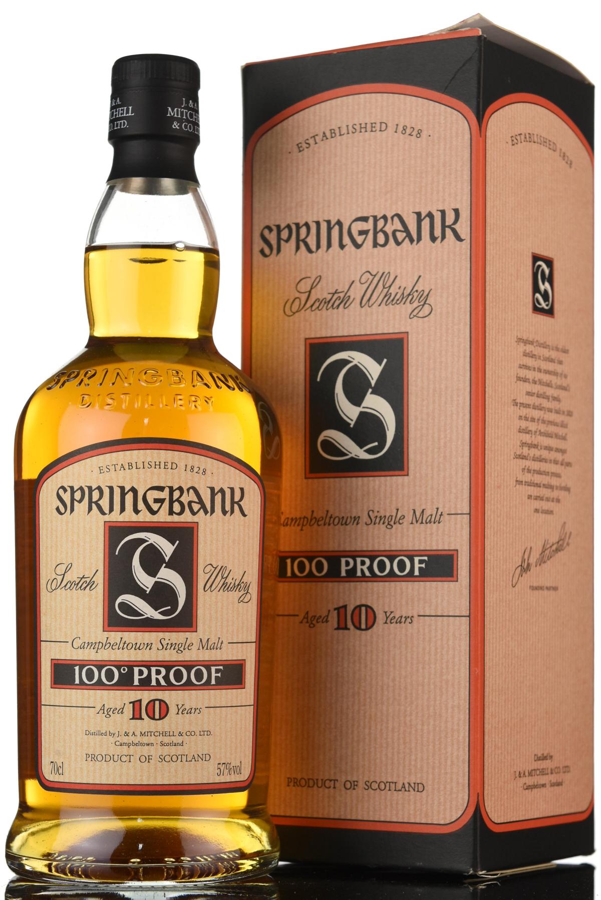 Springbank 10 Year Old - 100 Proof