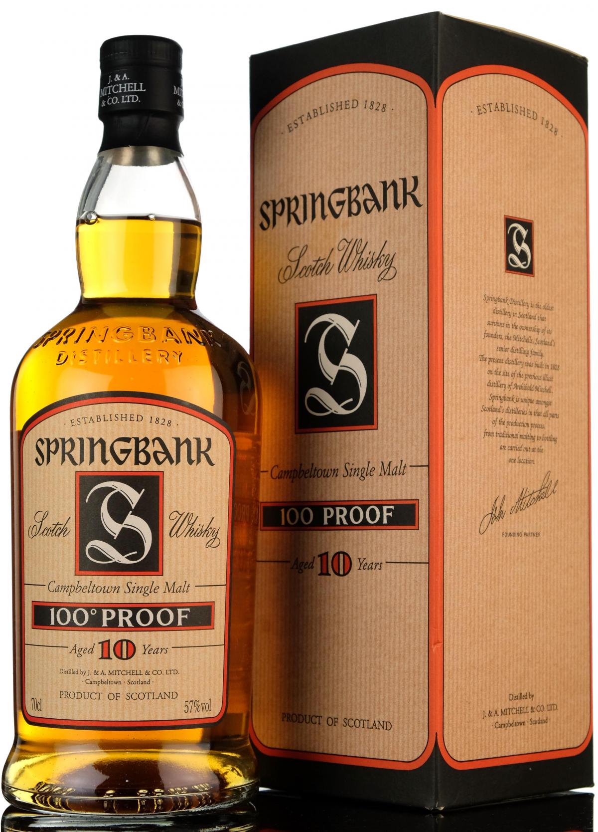 Springbank 10 Year Old - 100 Proof