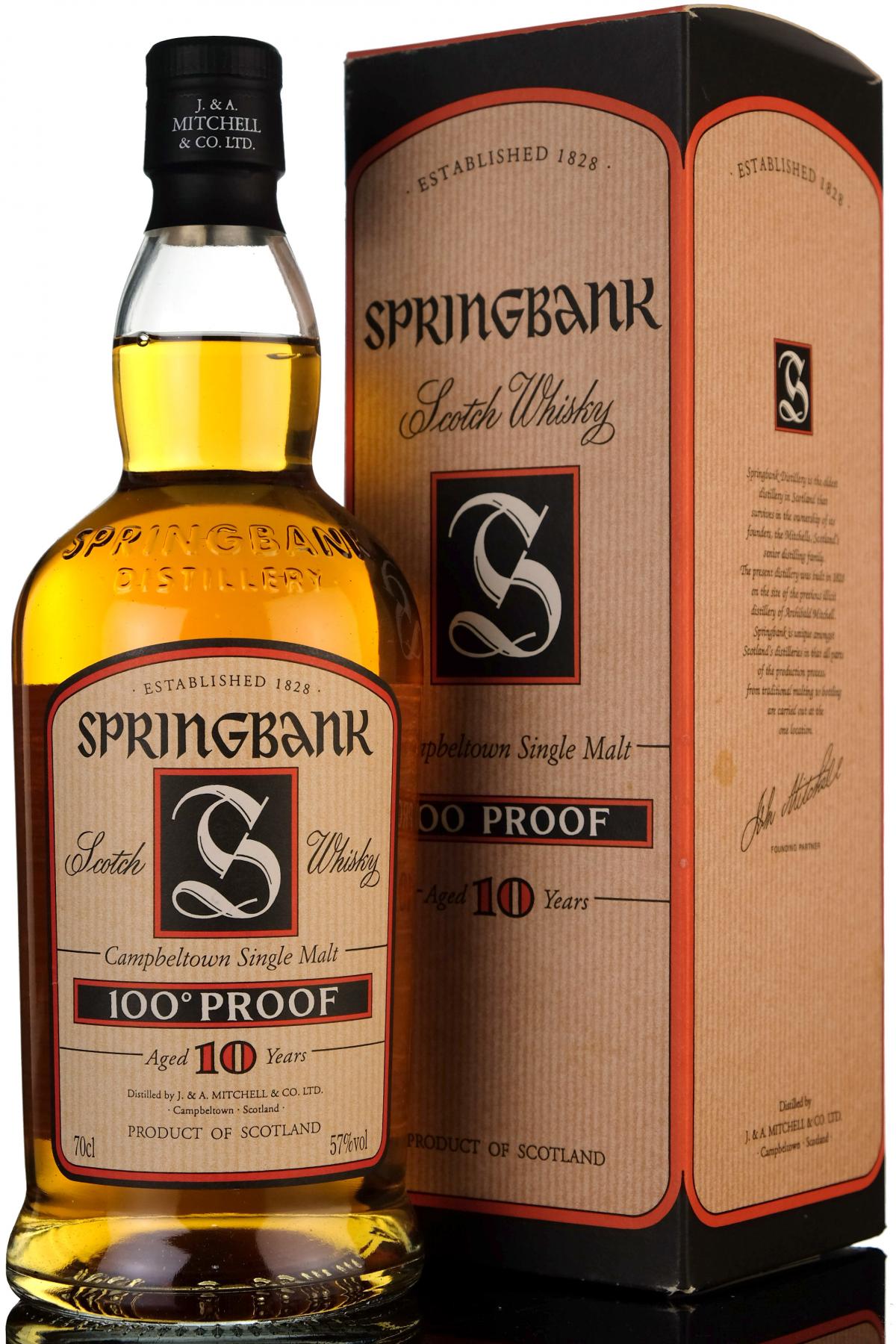 Springbank 10 Year Old - 100 Proof