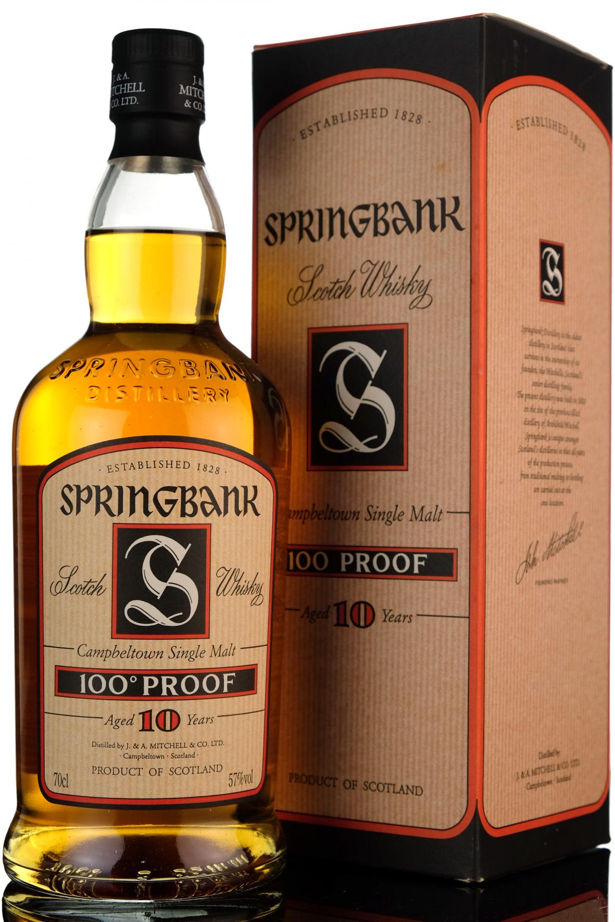 Springbank 10 Year Old - 100 Proof