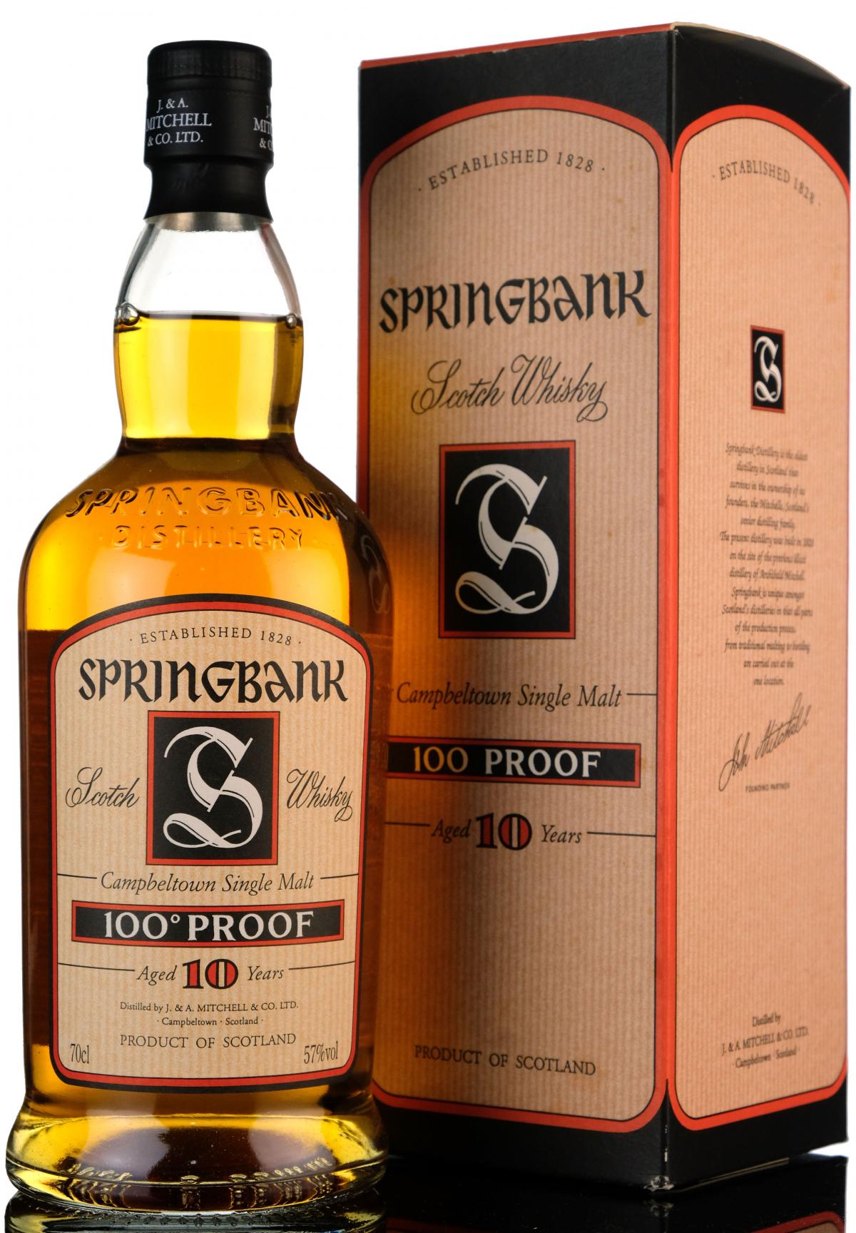 Springbank 10 Year Old - 100 Proof