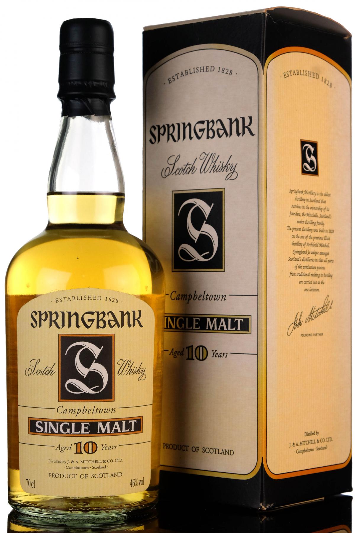 Springbank 10 Year Old - Early 2000s