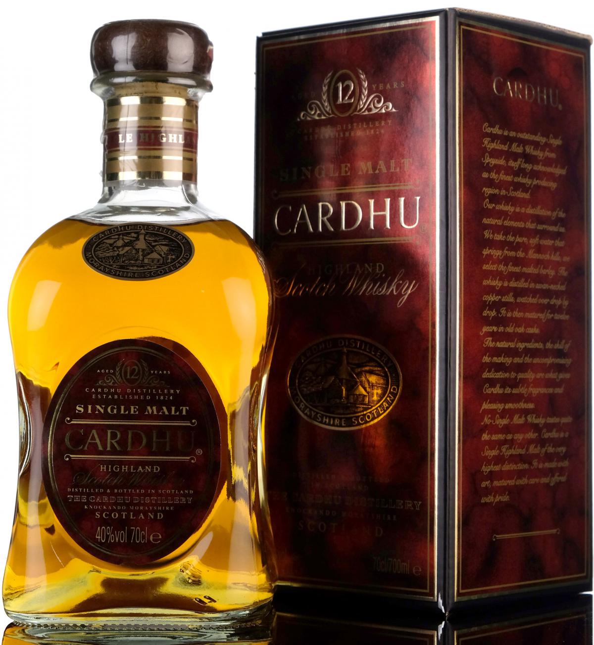 Cardhu 12 Year Old