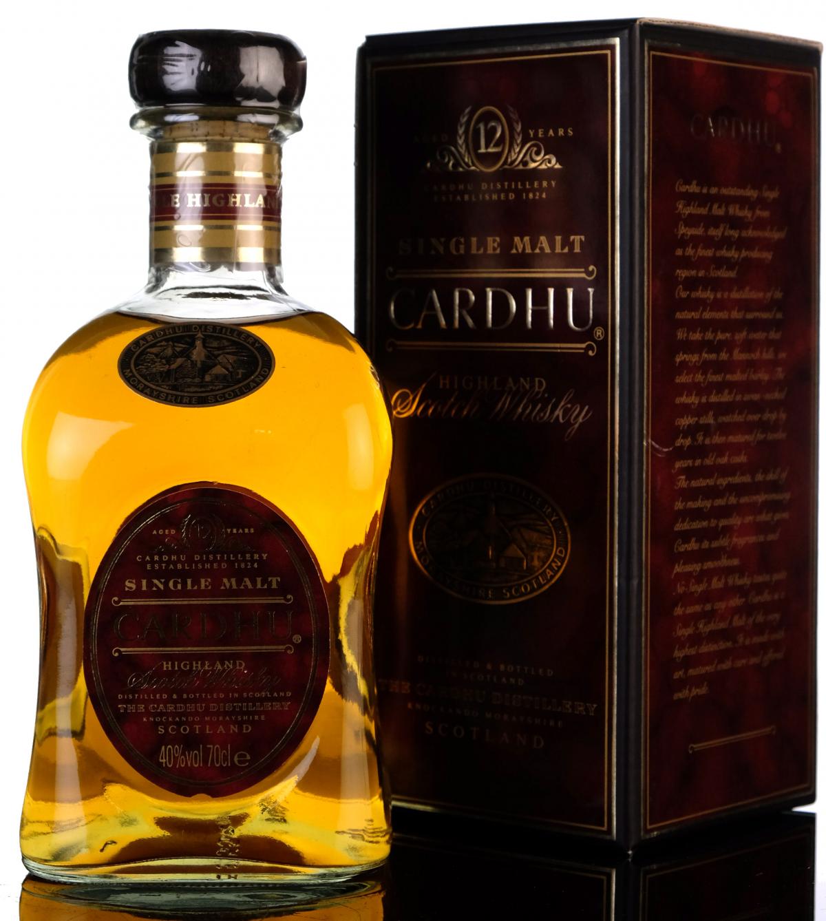 Cardhu 12 Year Old