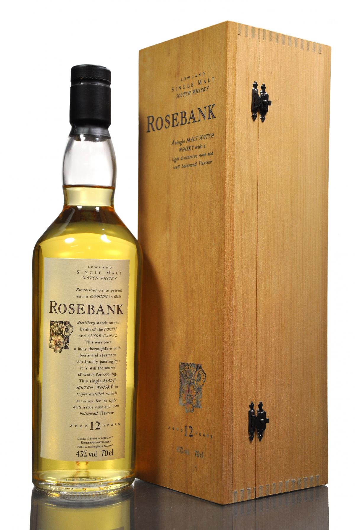 Rosebank 12 Year Old - Flora & Fauna - Wooden Box Series