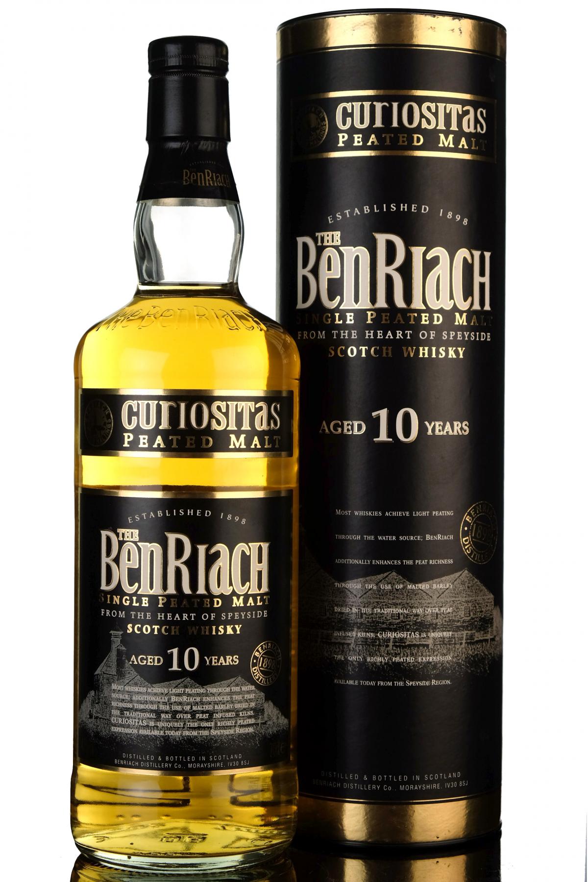 Benriach 10 Year Old - Curiositas Peated Malt