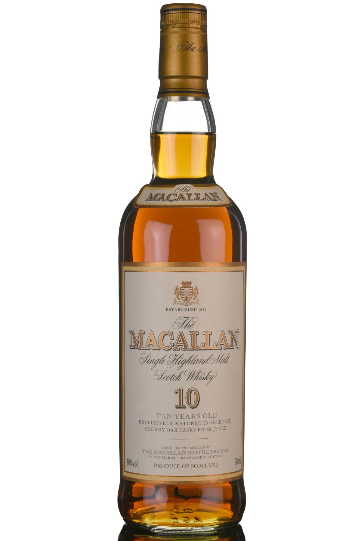 Macallan 10 Year Old