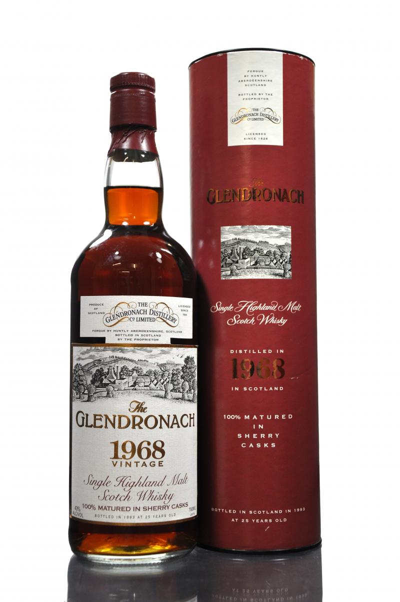 Glendronach 1968-1993 - 25 Year Old