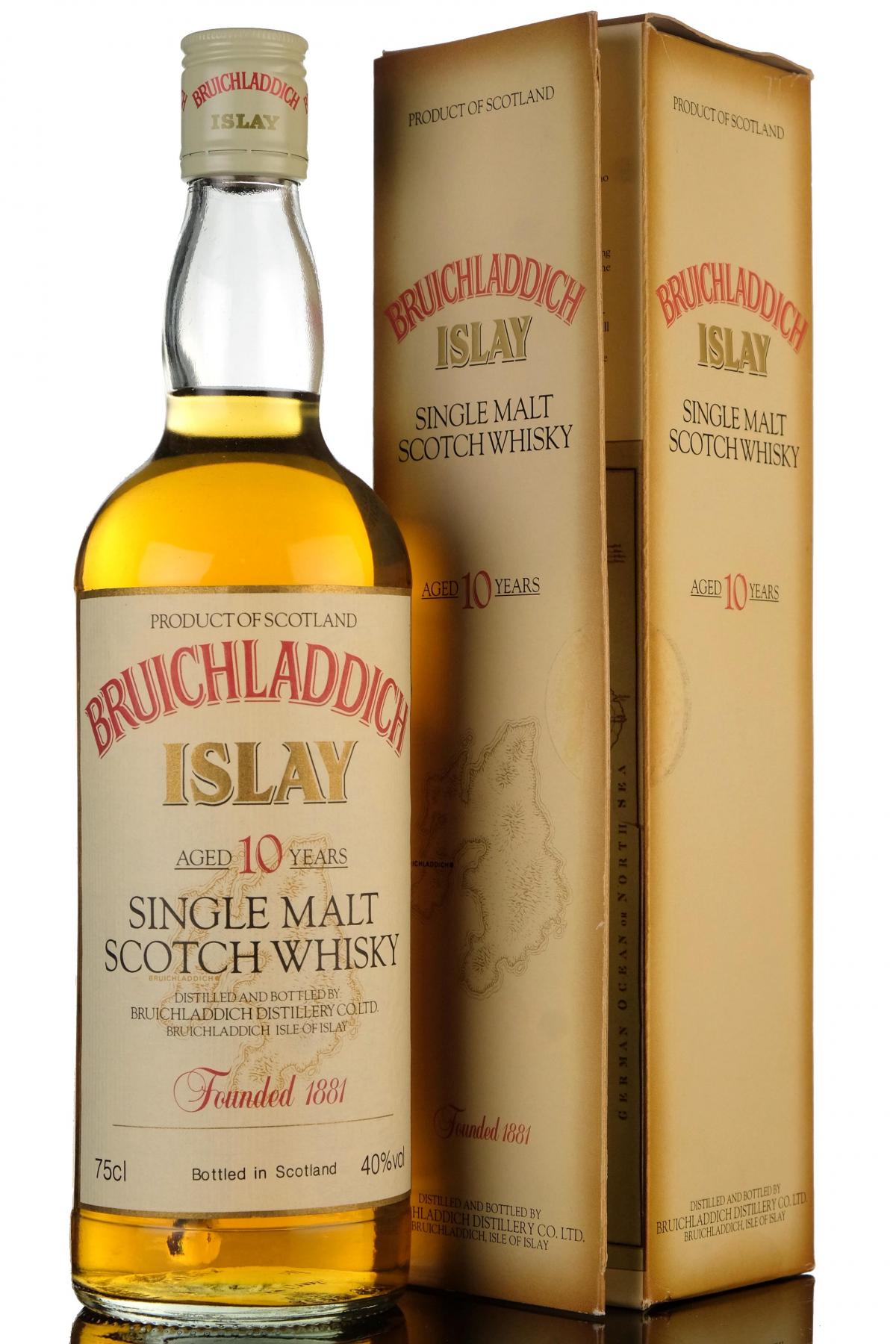 Bruichladdich 10 Year Old - 1980s