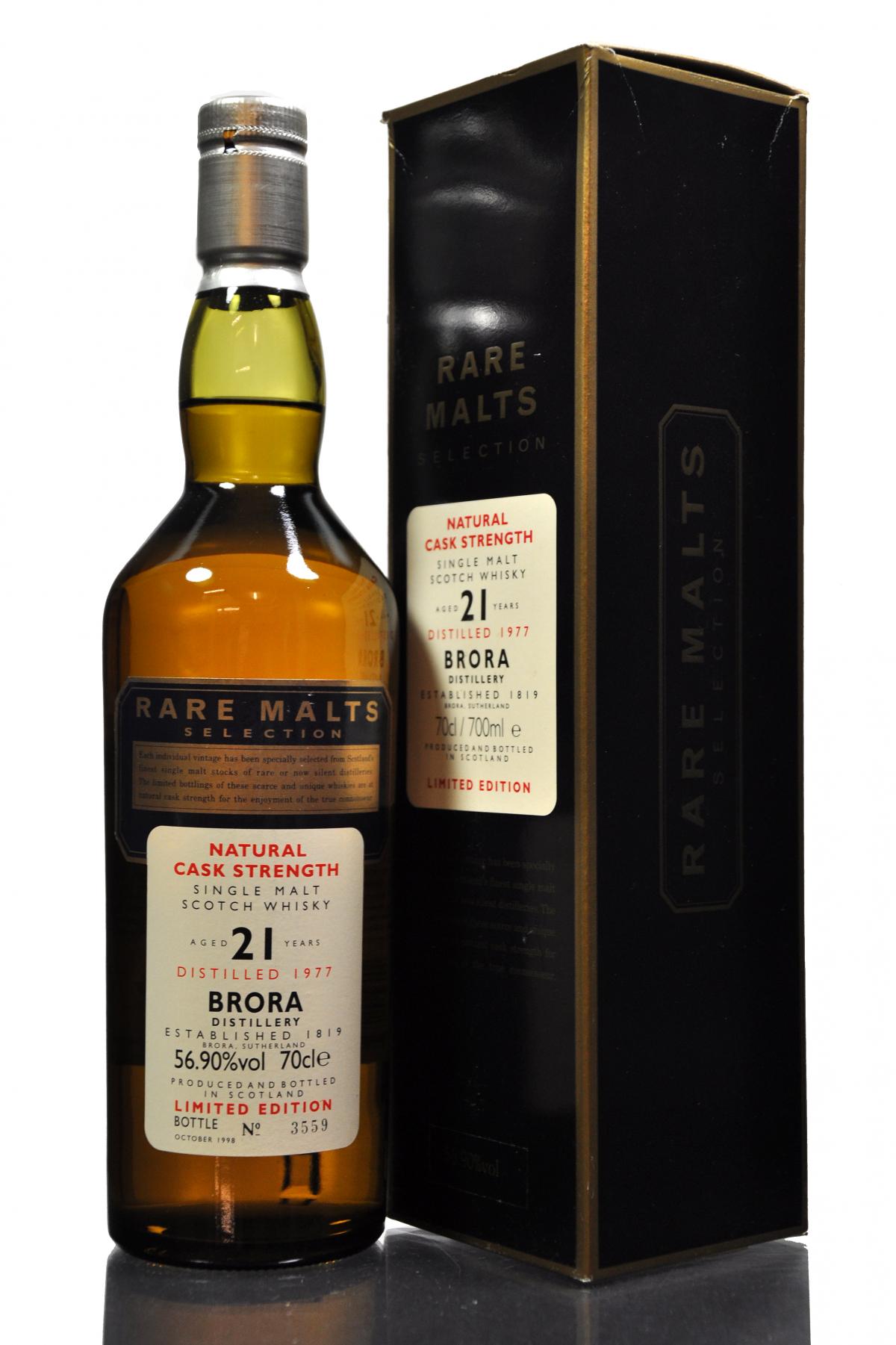 Brora 1977-1998 - 21 Year Old - Rare Malts 56.90%