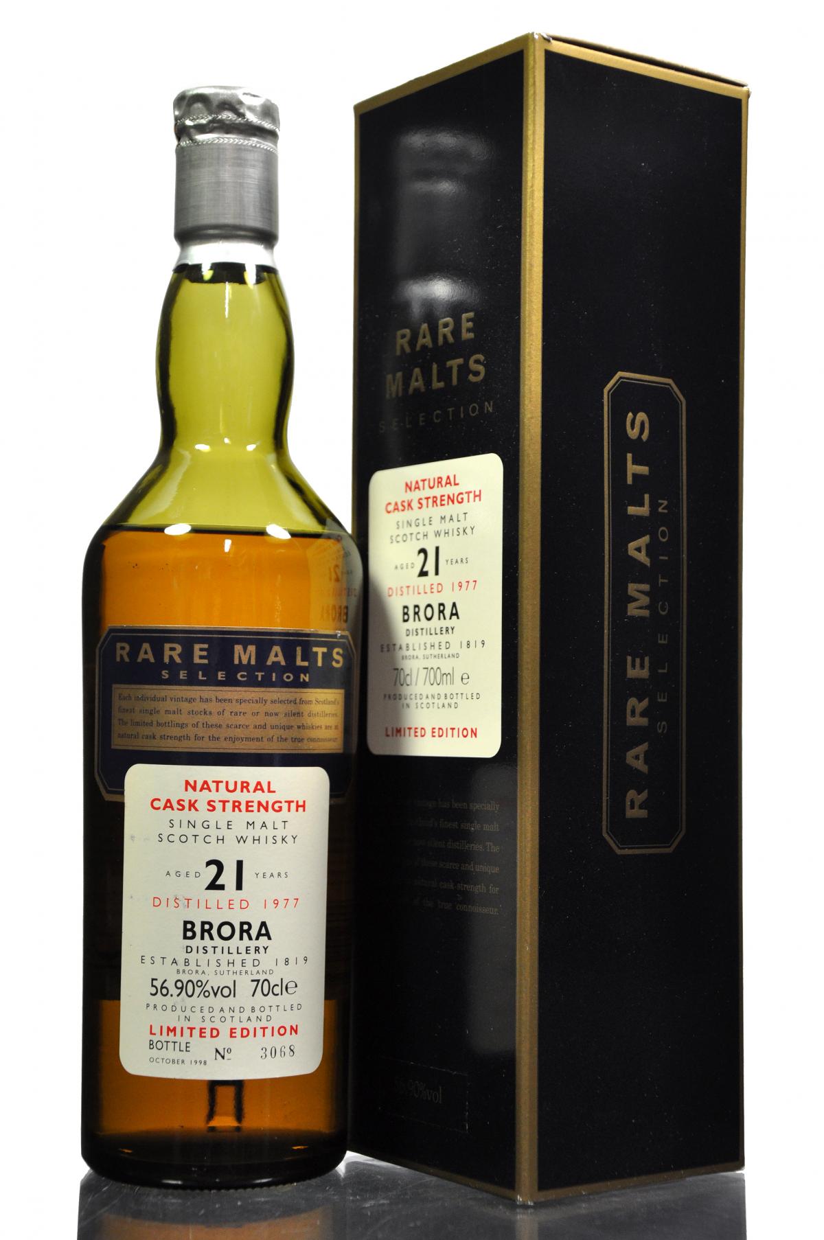 Brora 1977-1998 - 21 Year Old - Rare Malts 56.90%