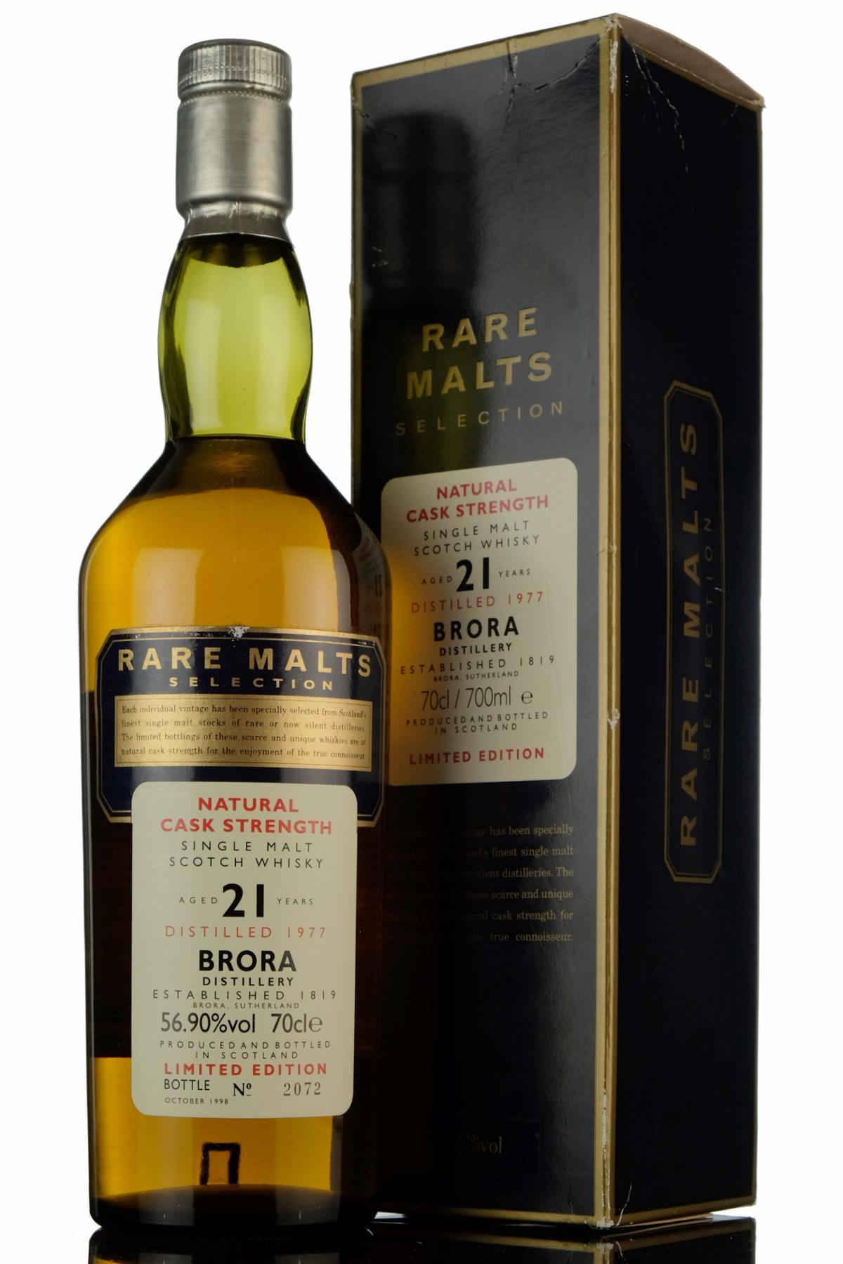 Brora 1977-1998 - 21 Year Old - Rare Malts 56.90%