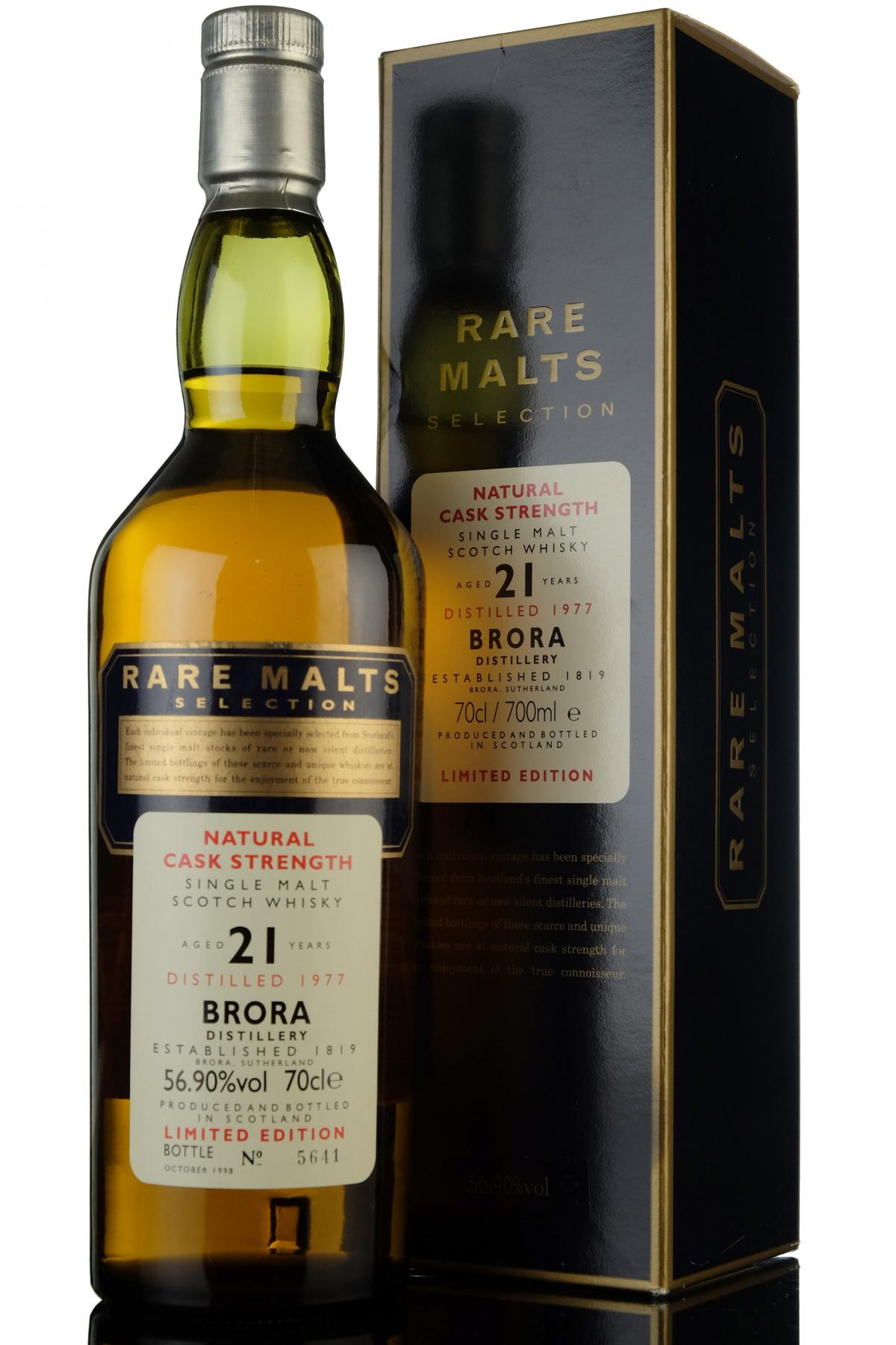 Brora 1977-1998 - 21 Year Old - Rare Malts 56.90%