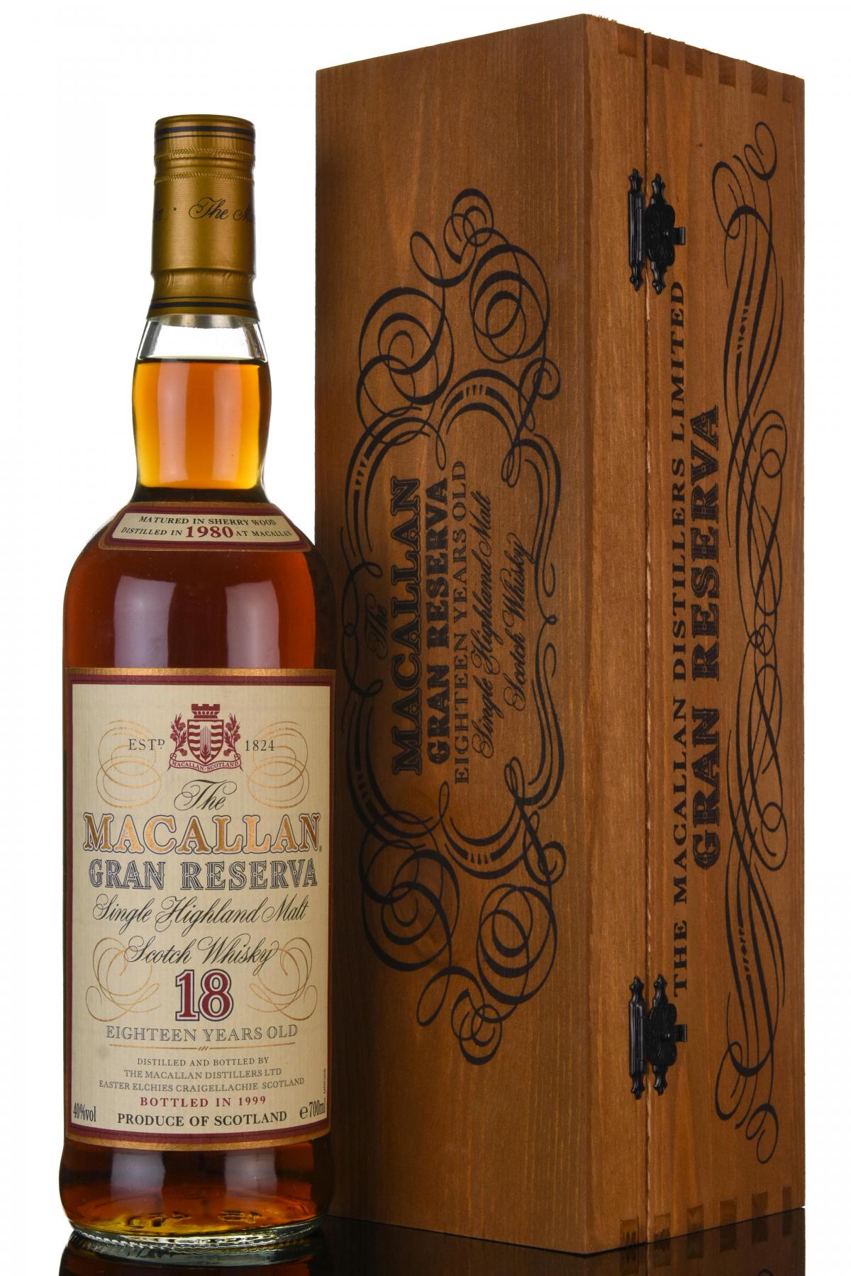 Macallan 1980-1999 - 18 Year Old - Gran Reserva