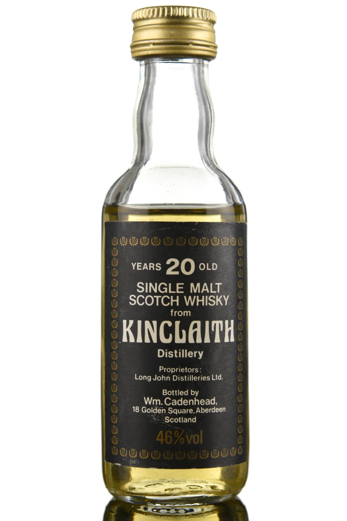 Kinclaith 20 Year Old - Cadenhead Miniature