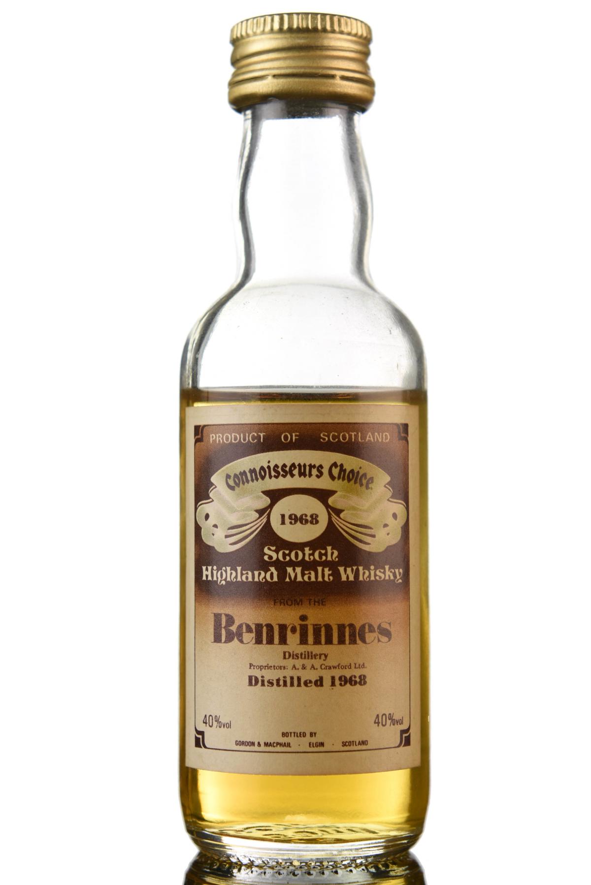 Benrinnes 1968 - Connoisseurs Choice Miniature