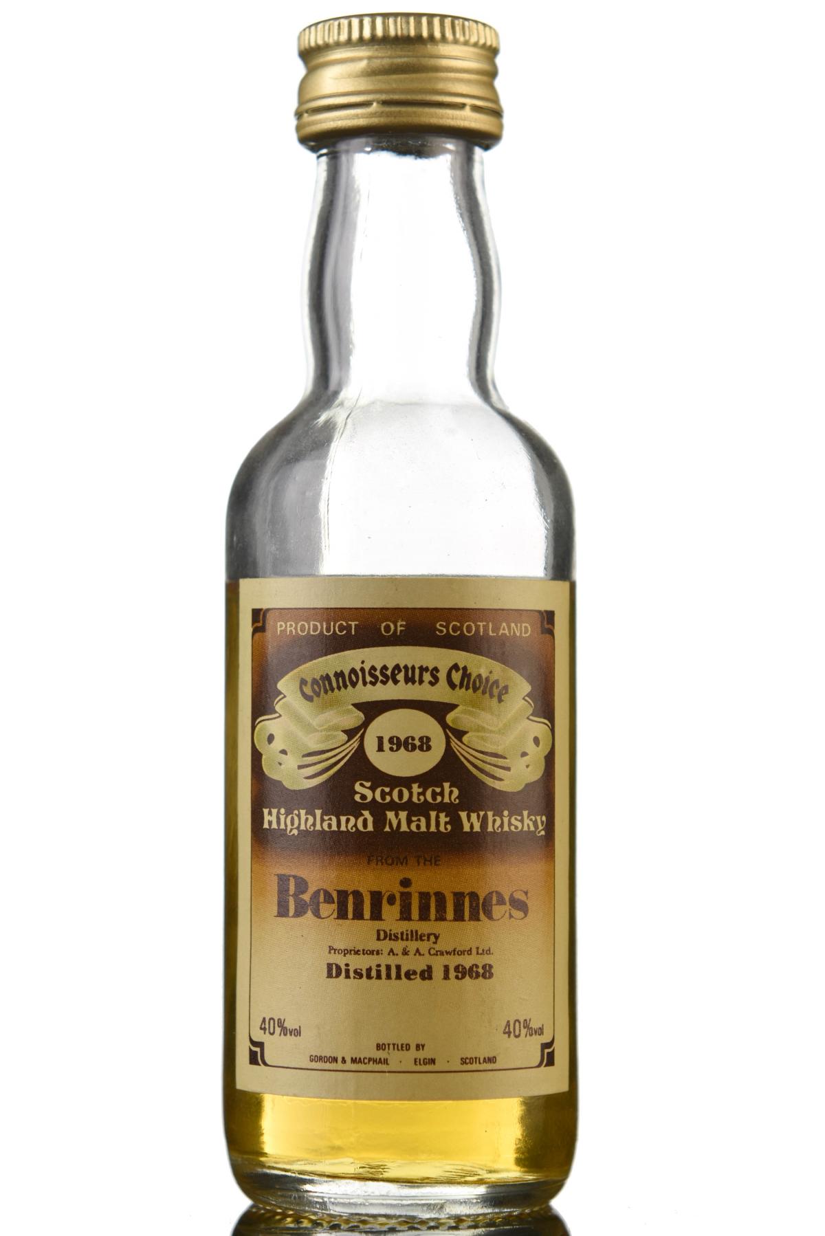 Benrinnes 1968 - Connoisseurs Choice Miniature