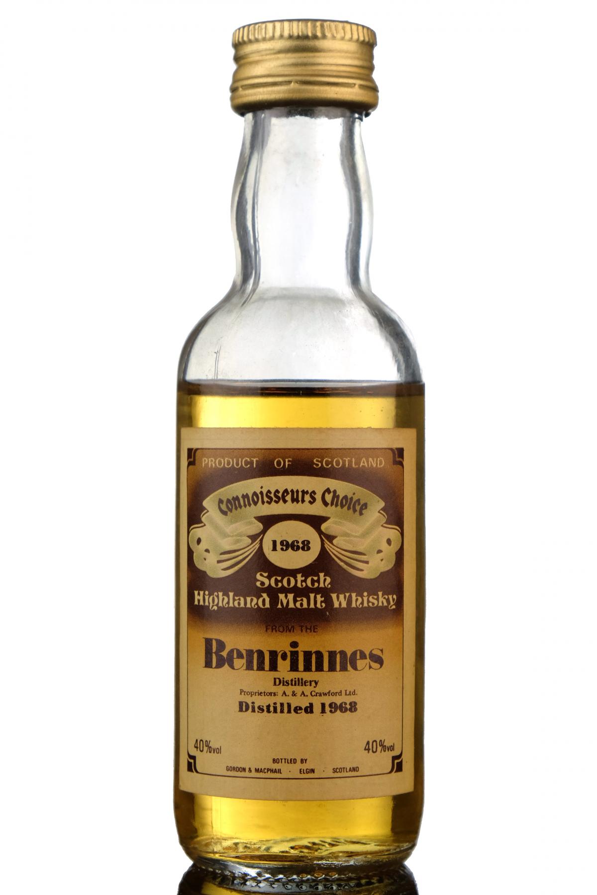Benrinnes 1968 - Connoisseurs Choice Miniature