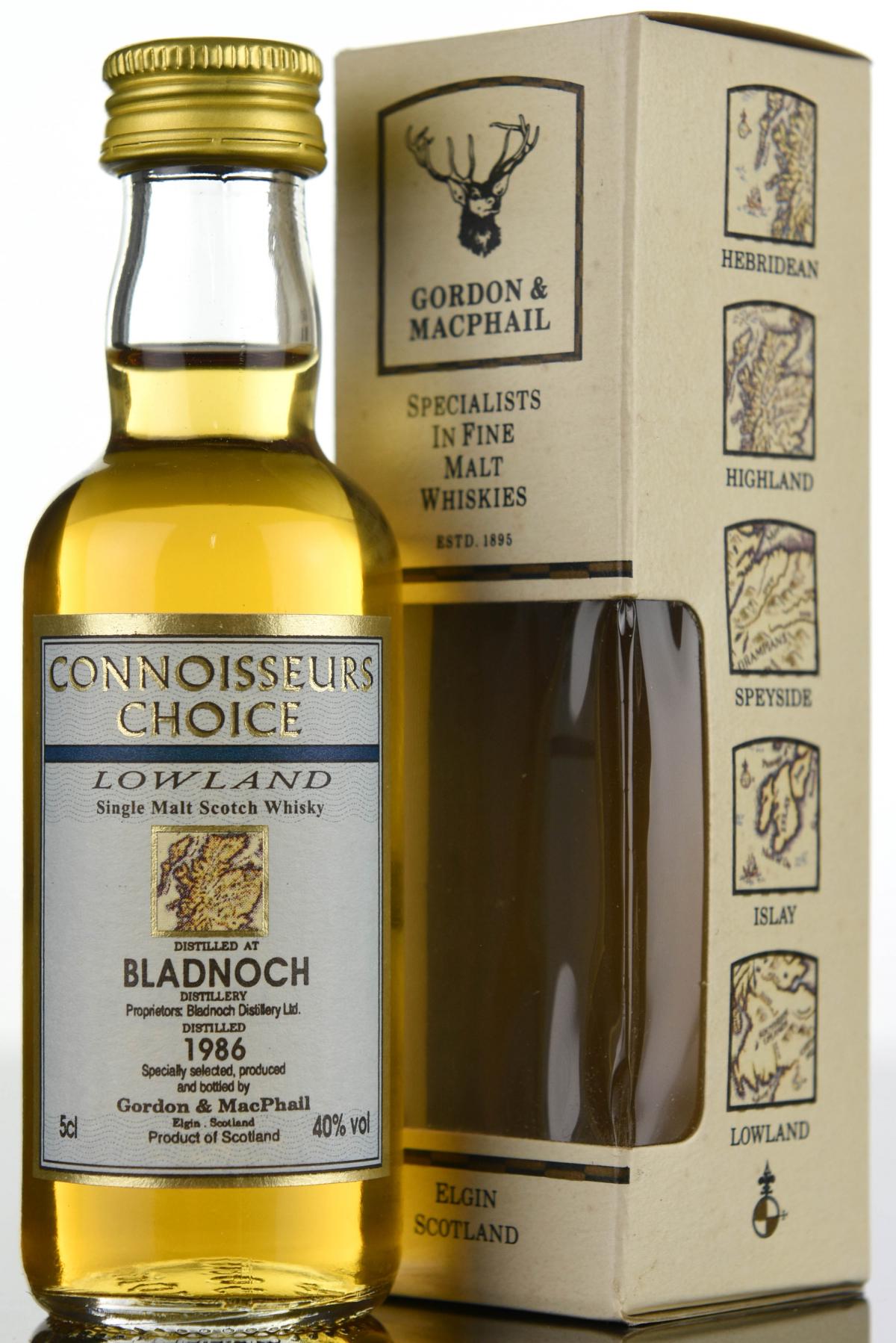 Bladnoch 1986 - Connoisseurs Choice Miniature