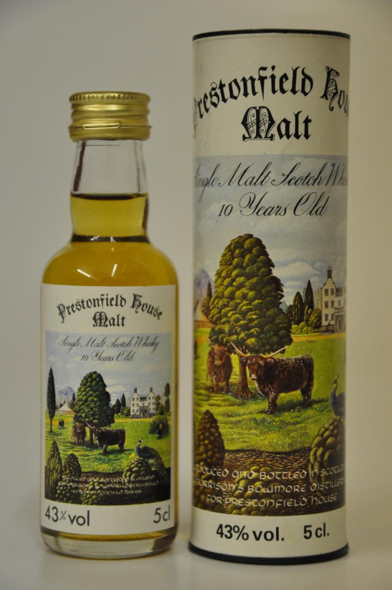 Bowmore 10 Year Old - Prestonfield House Malt - Miniature