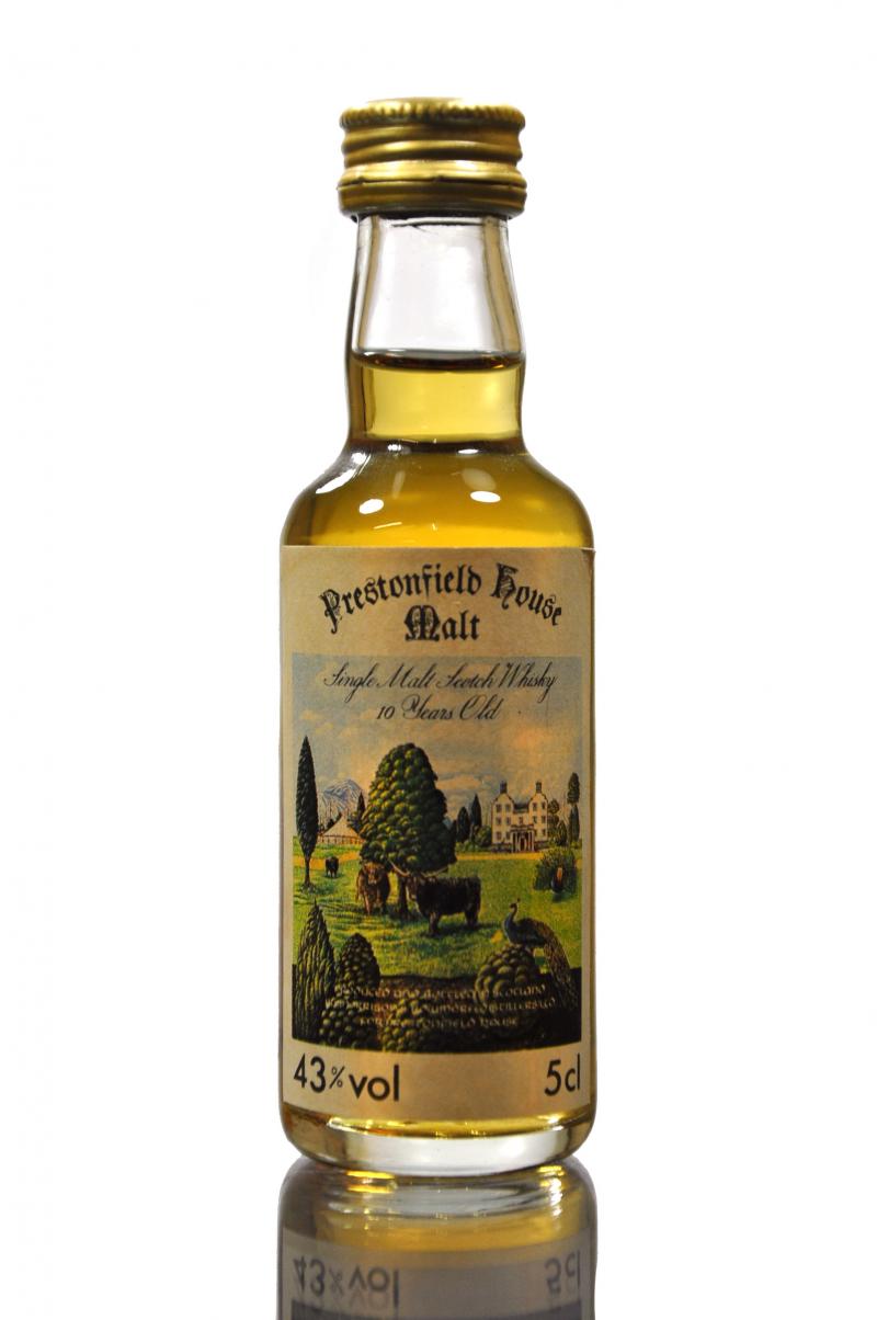 Bowmore 10 Year Old - Prestonfield House Malt - Miniature