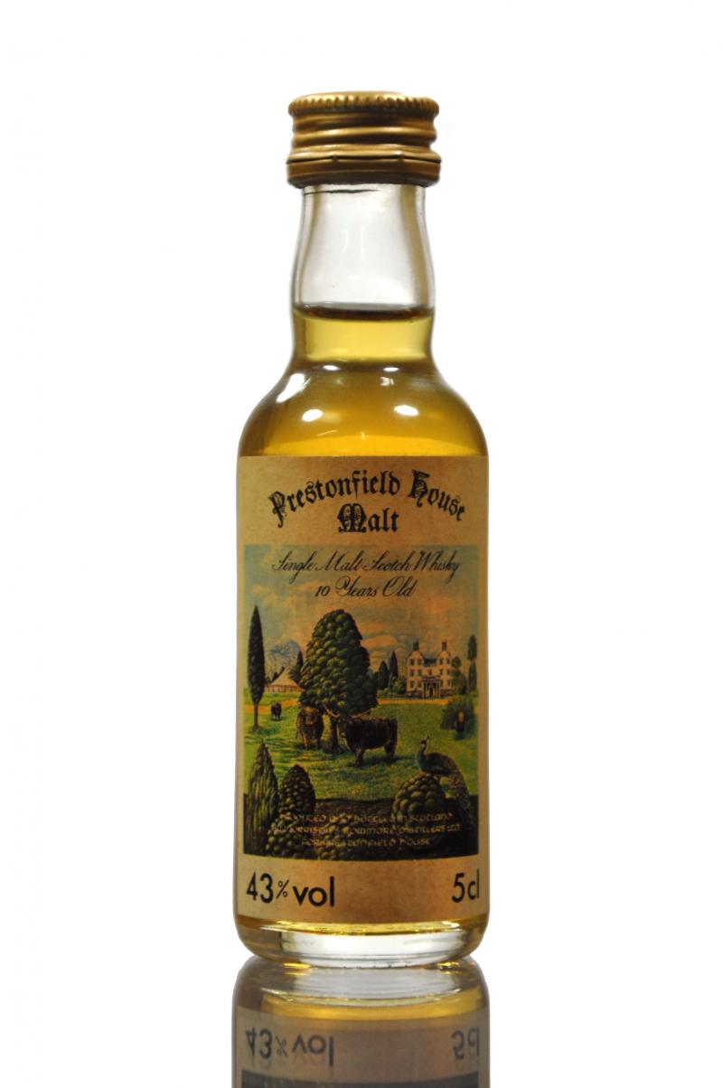 Bowmore 10 Year Old - Prestonfield House Malt - Miniature
