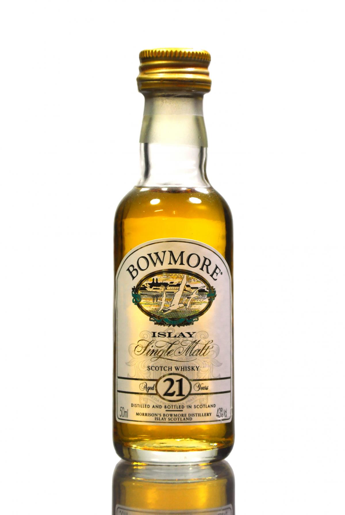 Bowmore 21 Year Old Miniature