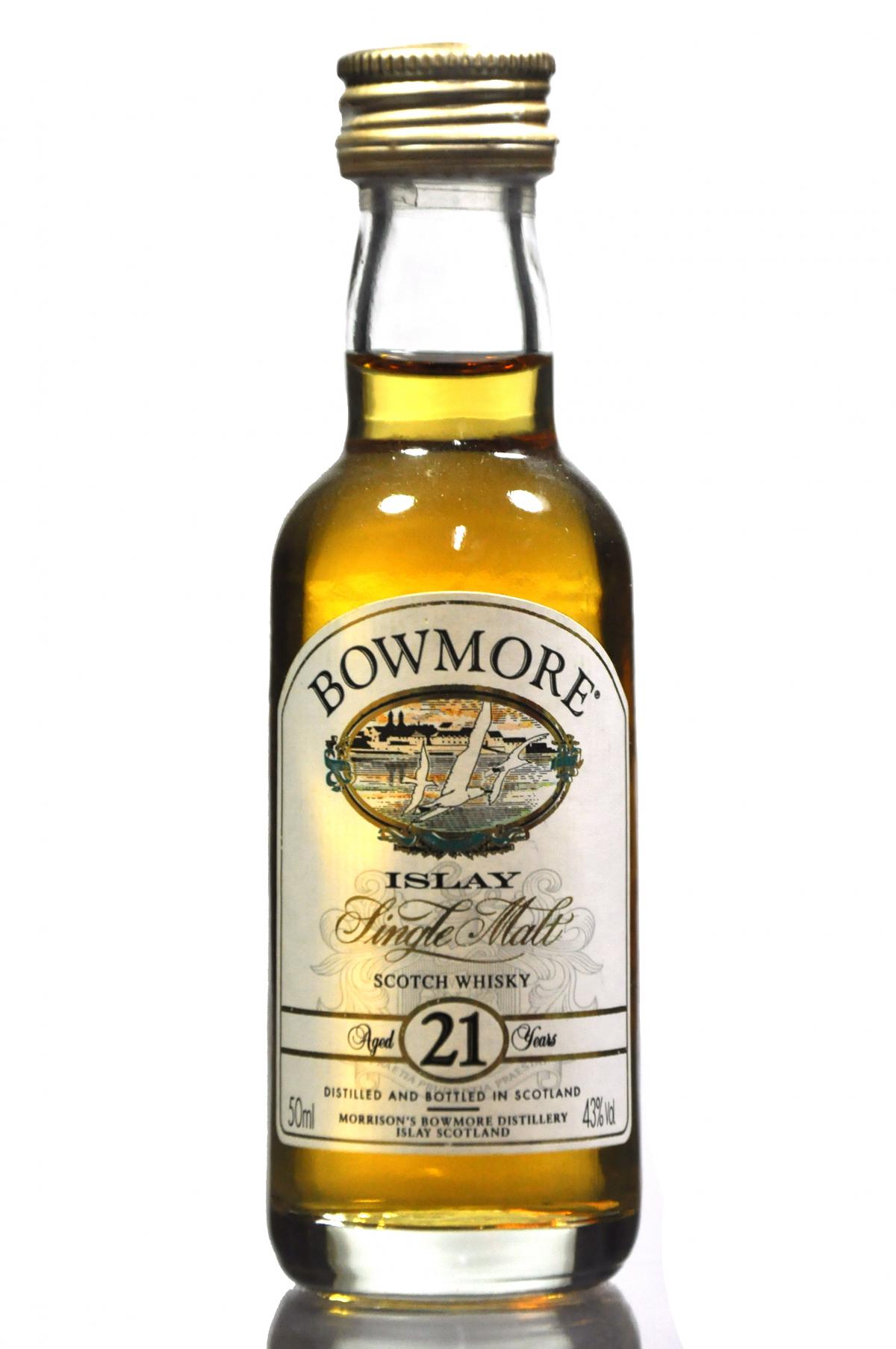 Bowmore 21 Year Old Miniature