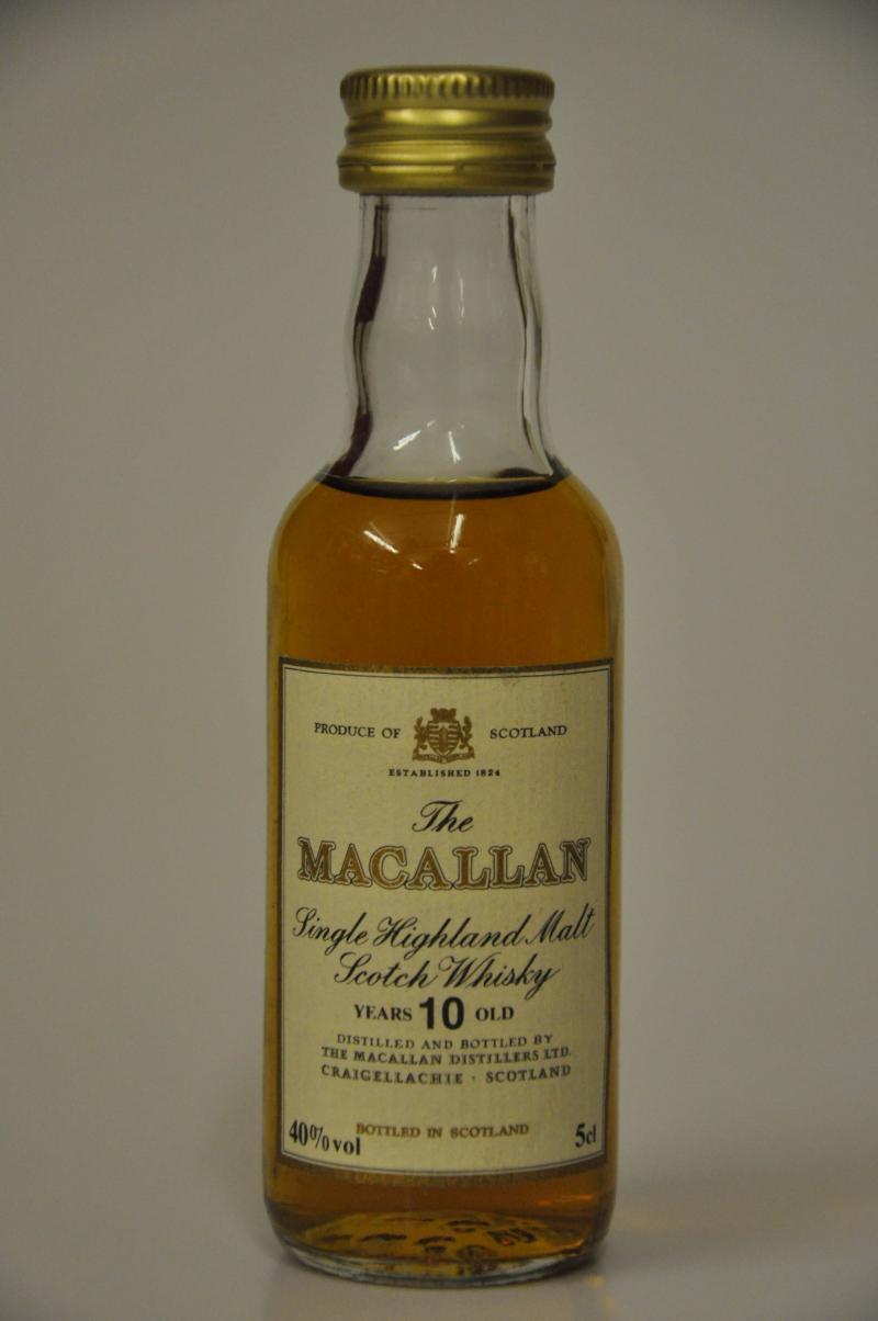 Macallan 10 Year Old Miniature
