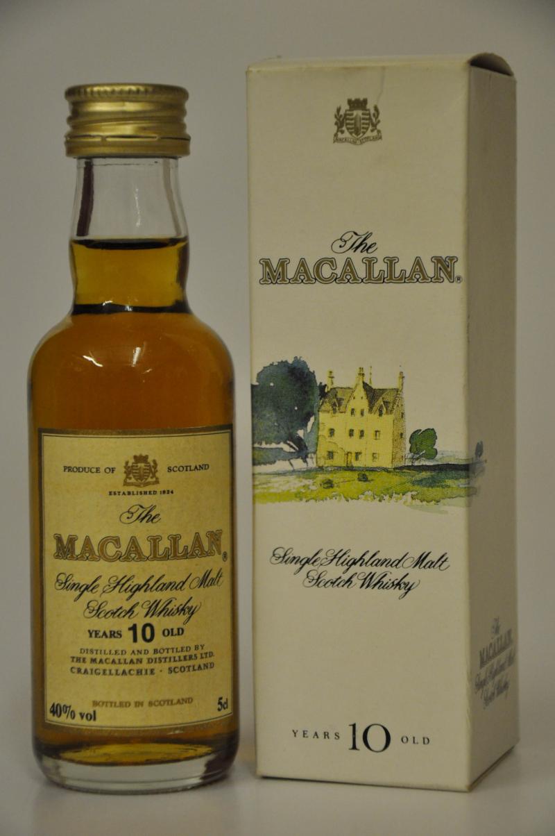 Macallan 10 Year Old Miniature