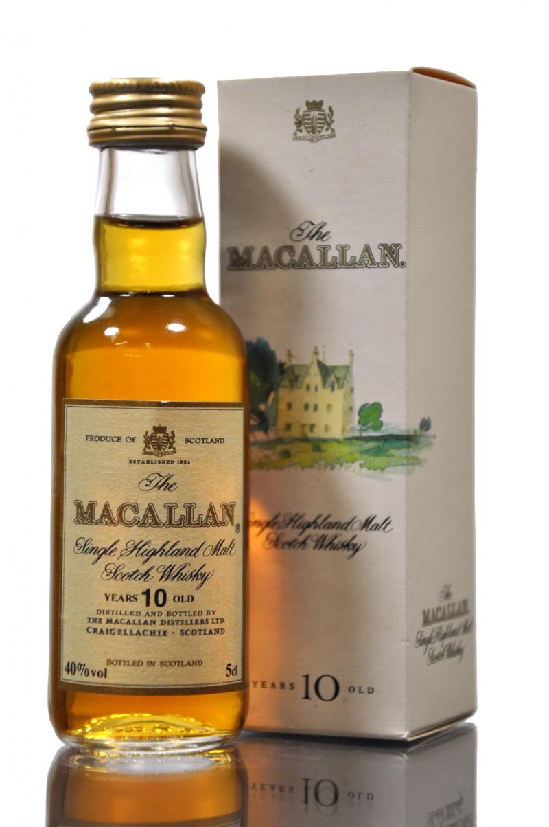 Macallan 10 Year Old Miniature