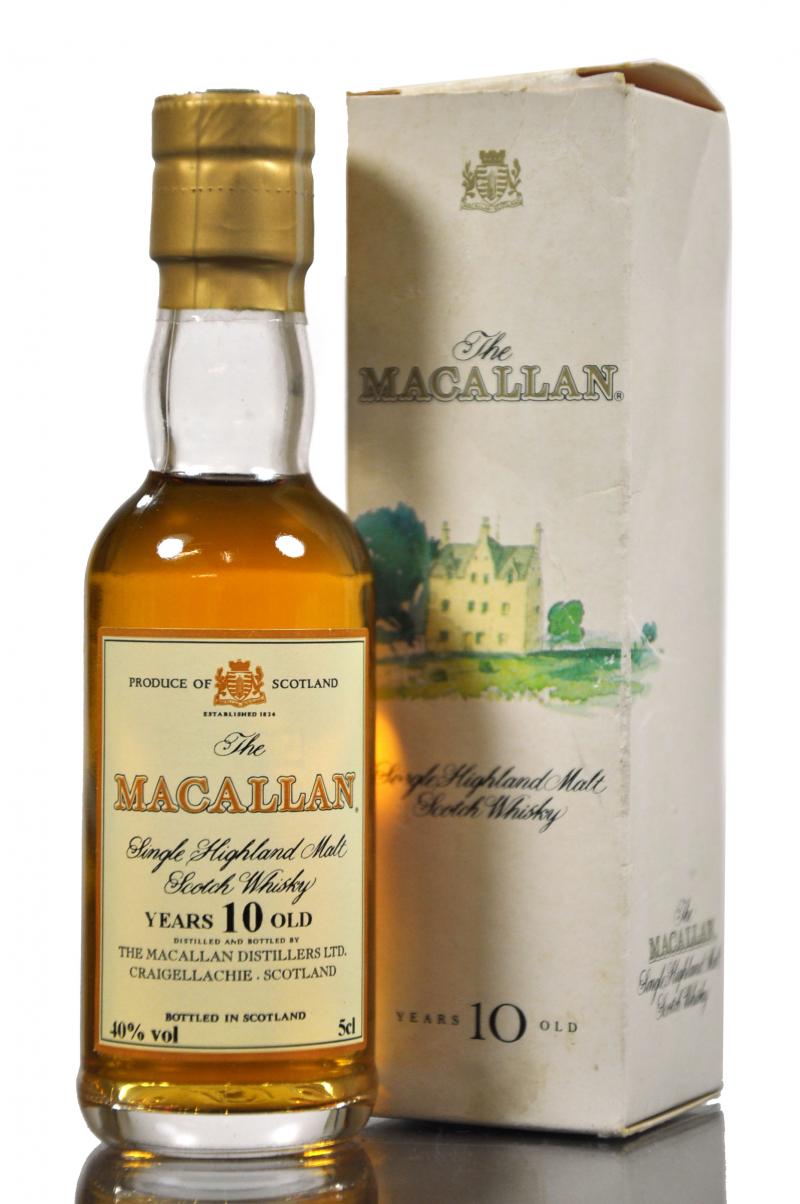 Macallan 10 Year Old Miniature