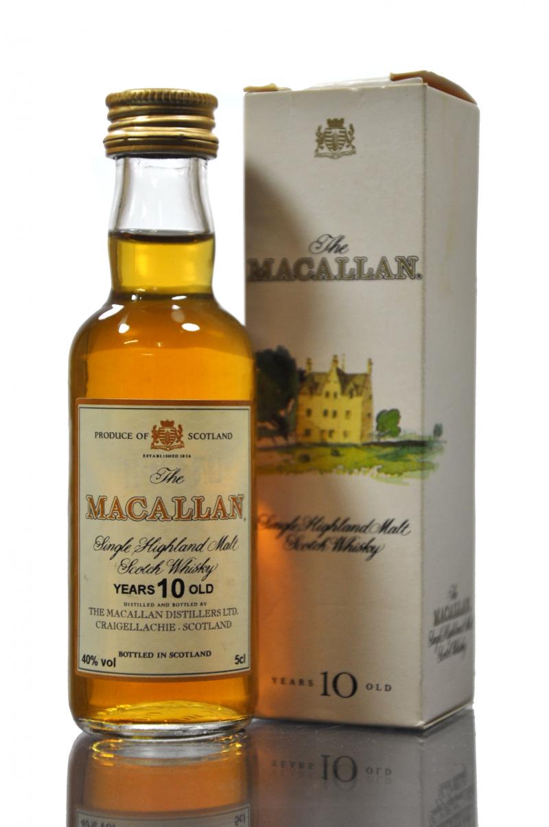 Macallan 10 Year Old Miniature