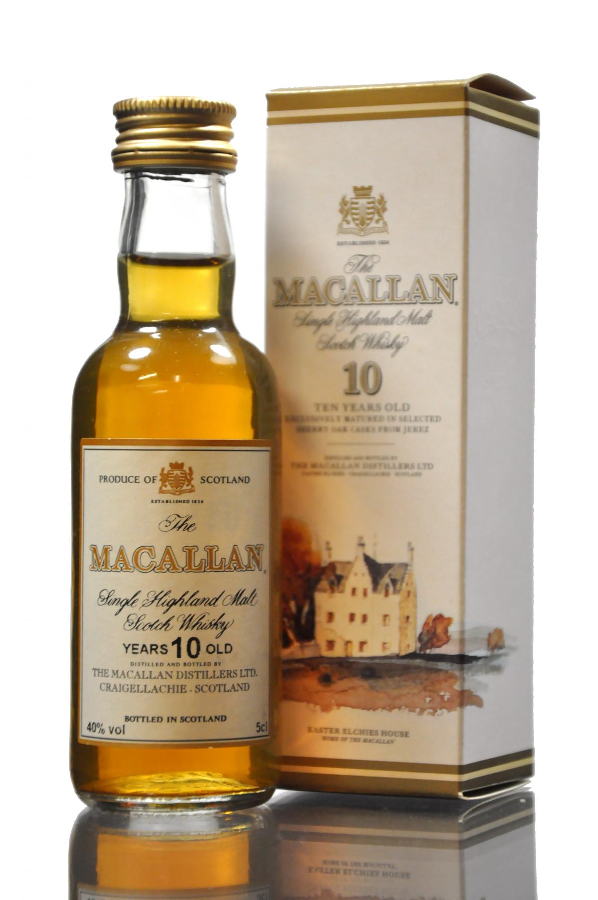 Macallan 10 Year Old - Miniature - Early 2000