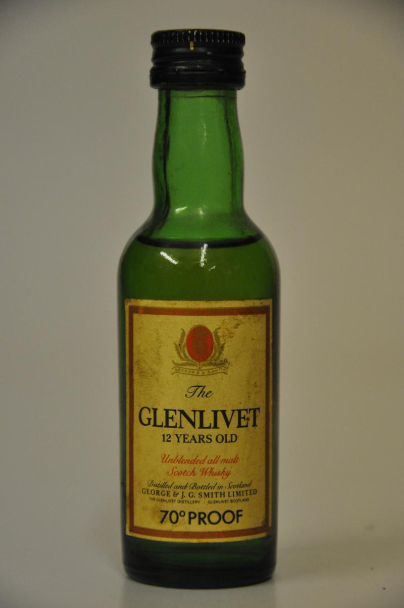 Glenlivet 12 Year Old Miniature