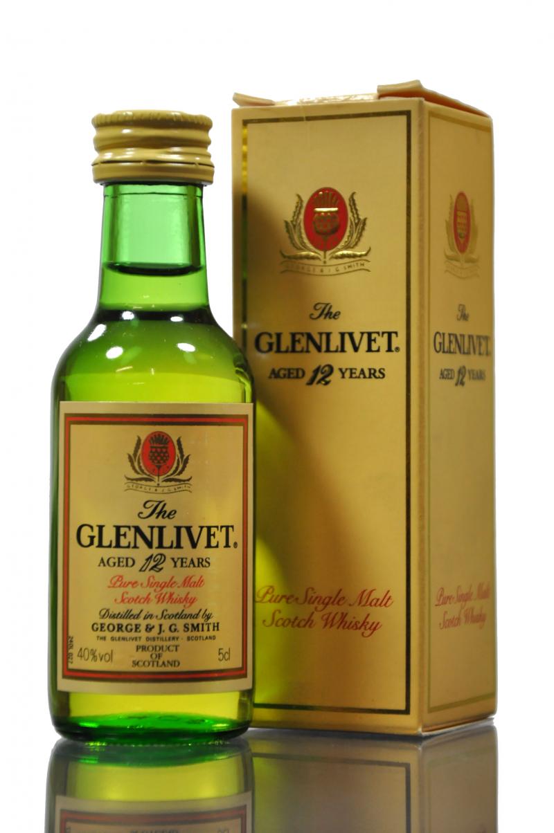 Glenlivet 12 Year Old Miniature