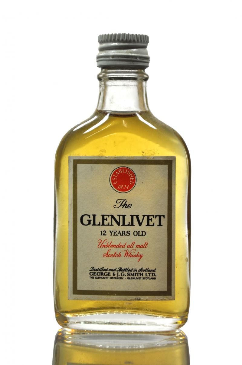 Glenlivet 12 Year Old Miniature