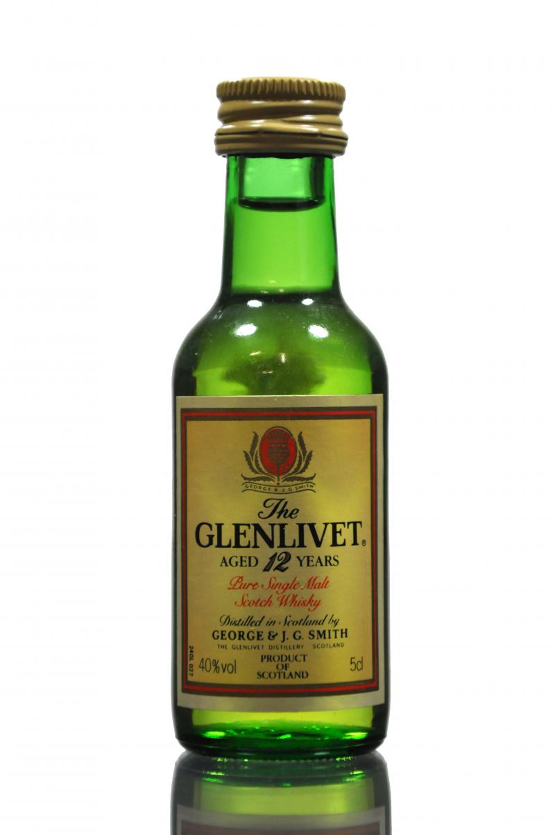 Glenlivet 12 Year Old Miniature