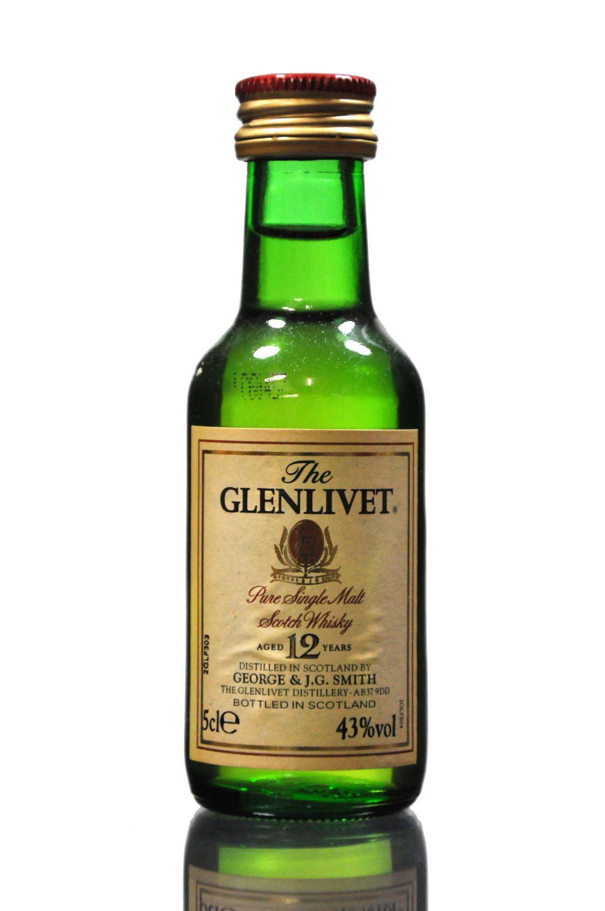 Glenlivet 12 Year Old Miniature