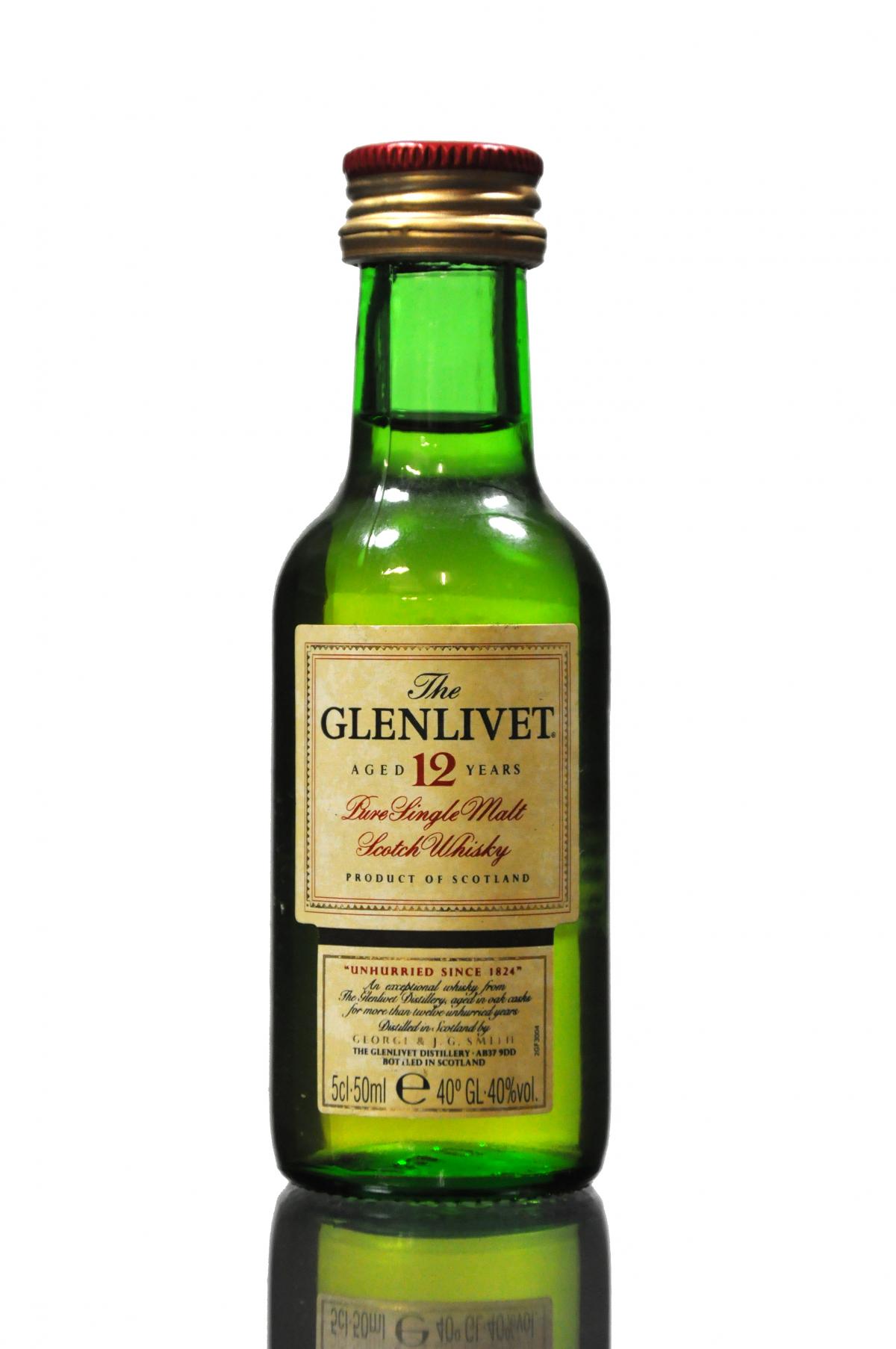 Glenlivet 12 Year Old Miniature