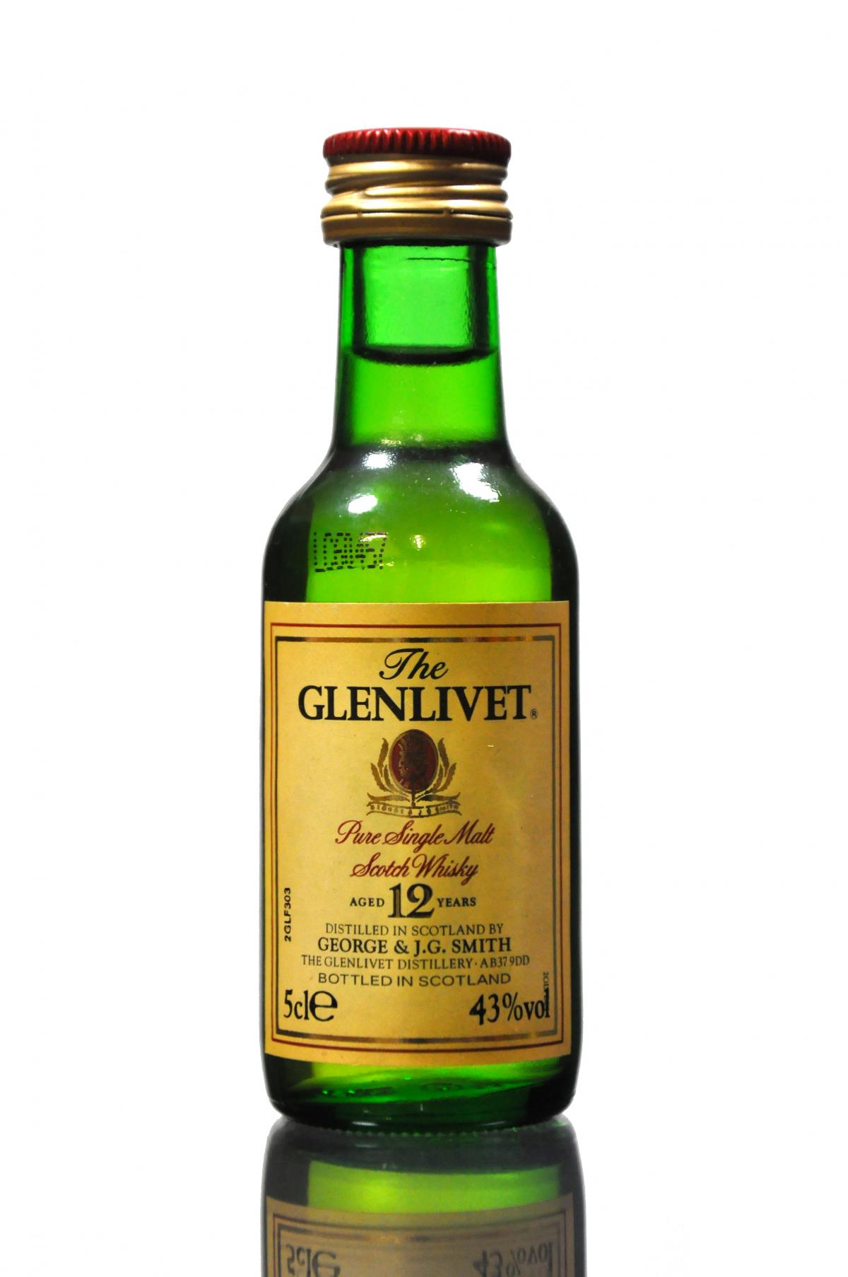 Glenlivet 12 Year Old Miniature