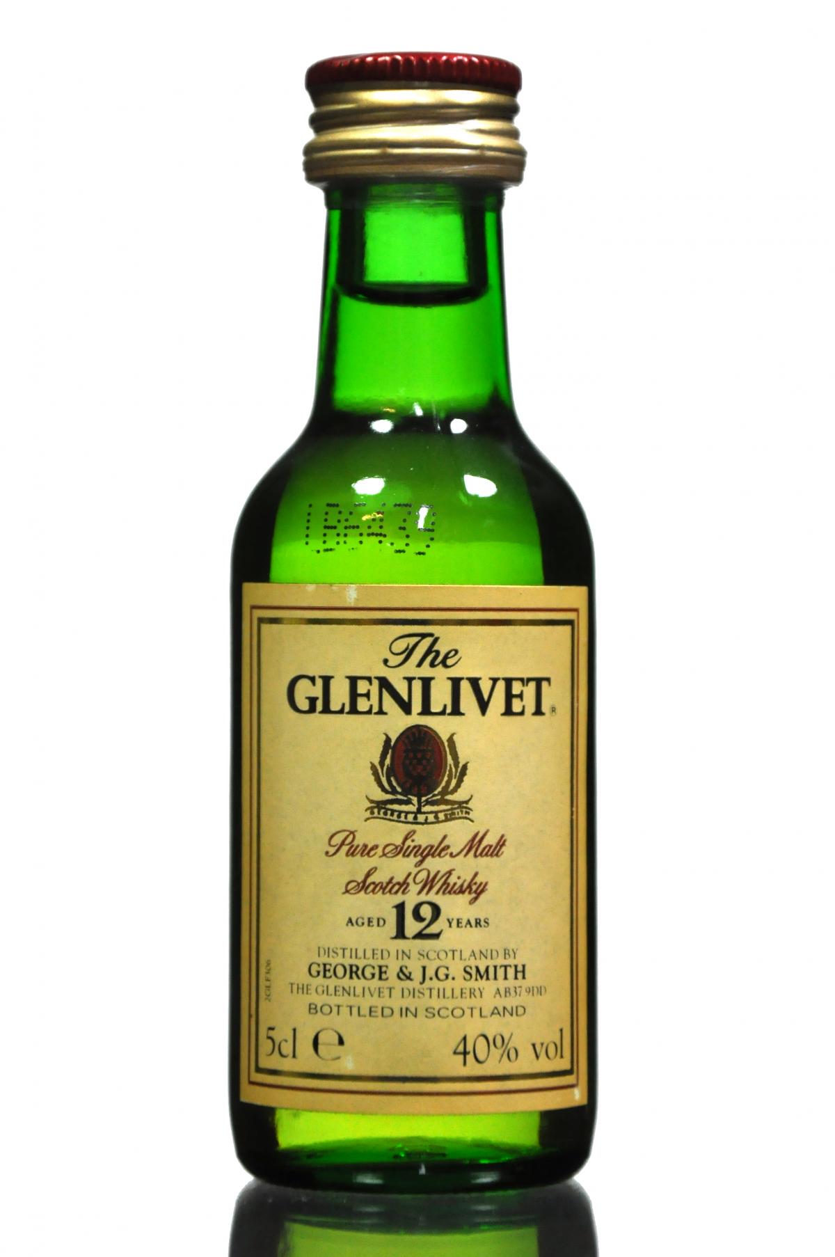 Glenlivet 12 Year Old Miniature