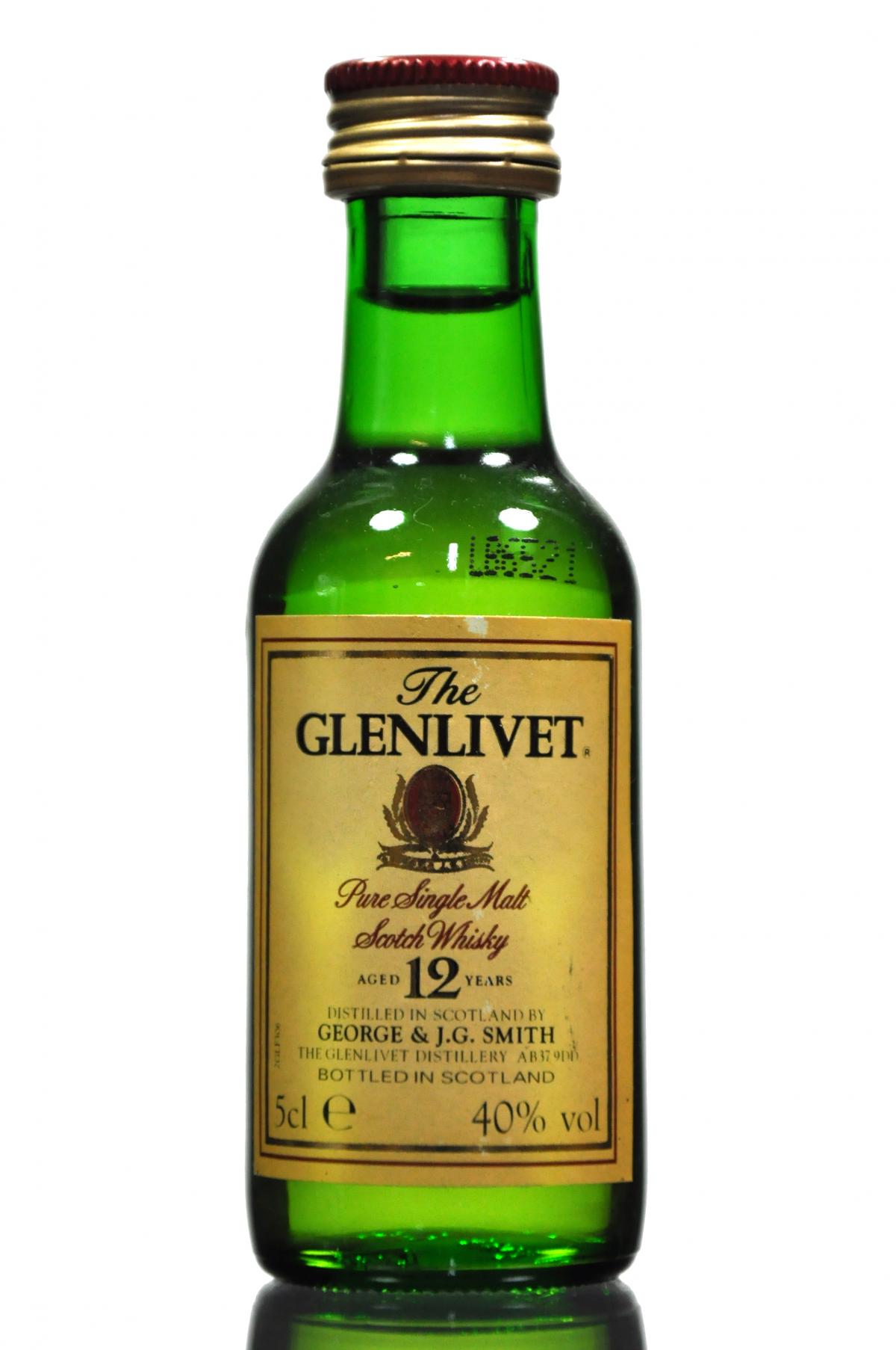 Glenlivet 12 Year Old Miniature