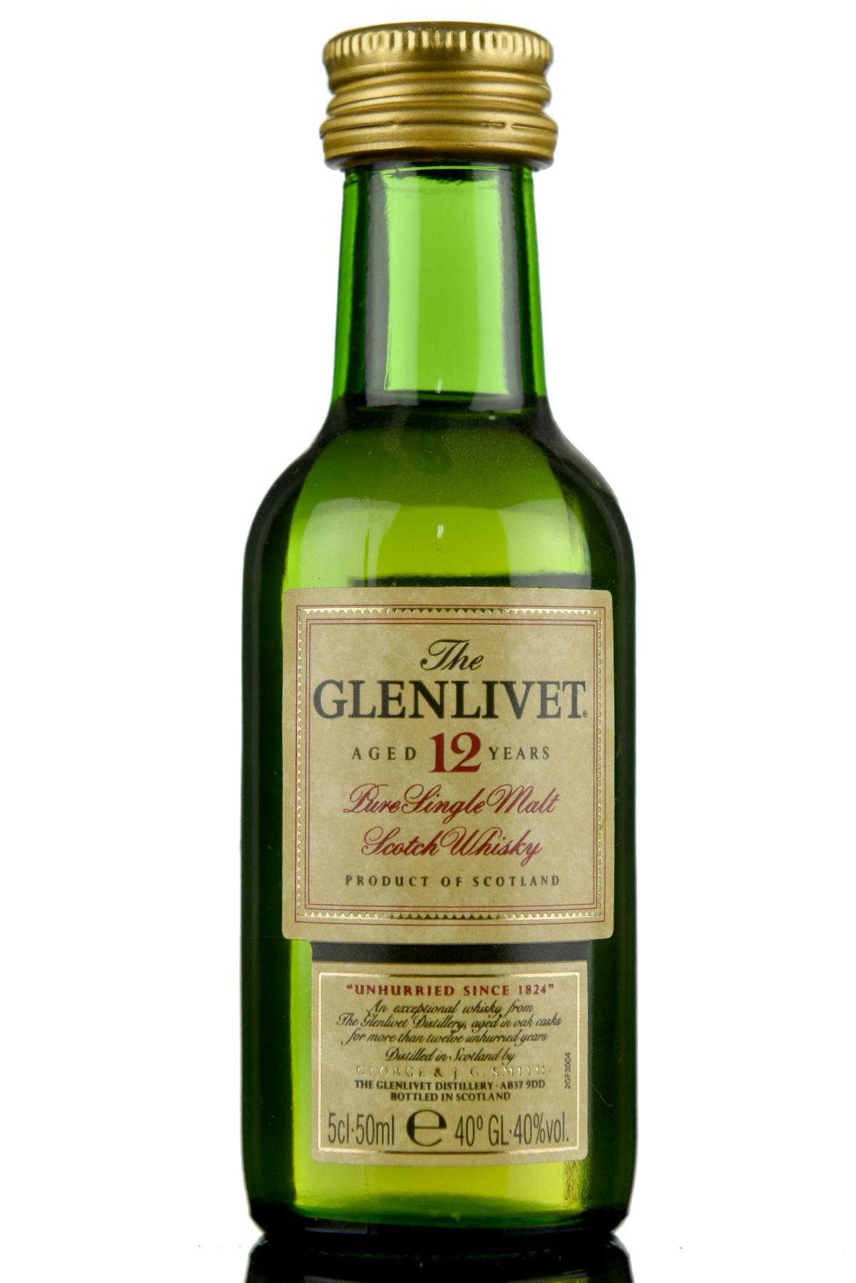 Glenlivet 12 Year Old Miniature