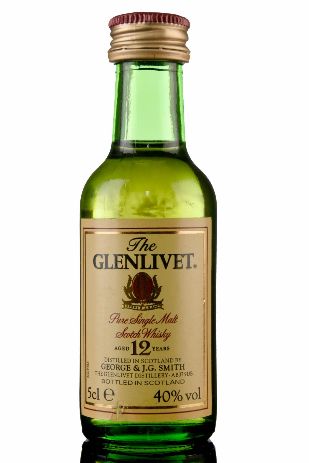 Glenlivet 12 Year Old Miniature