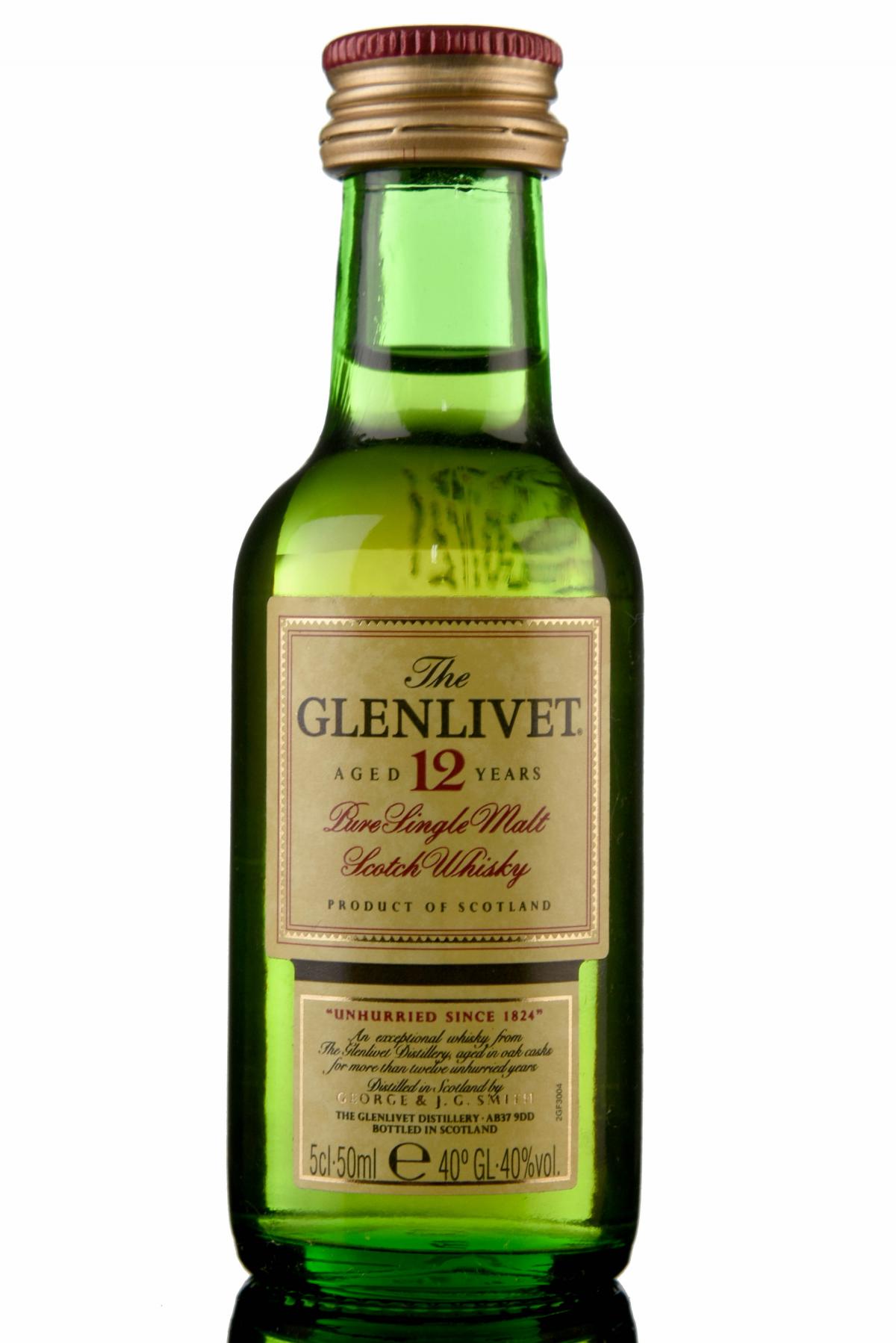 Glenlivet 12 Year Old Miniature