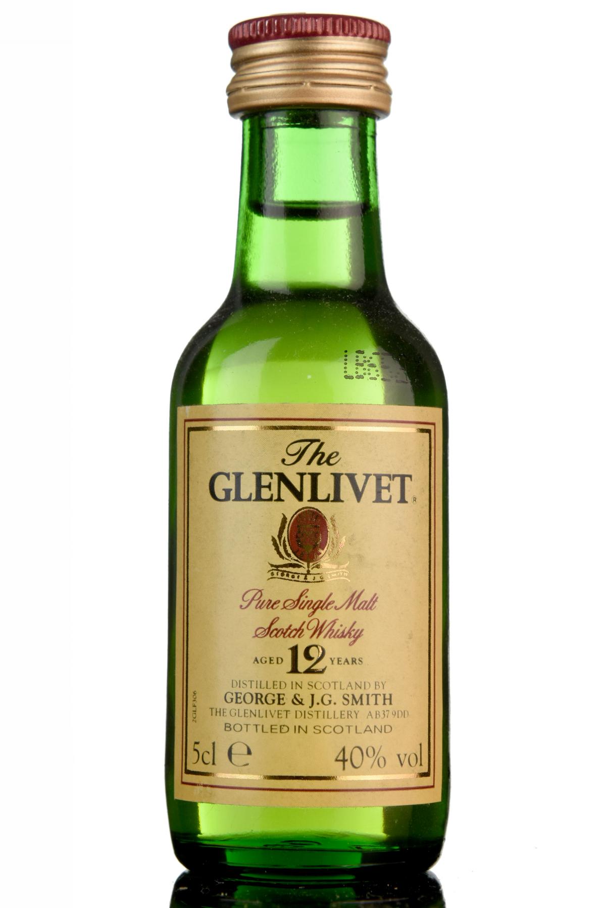 Glenlivet 12 Year Old Miniature