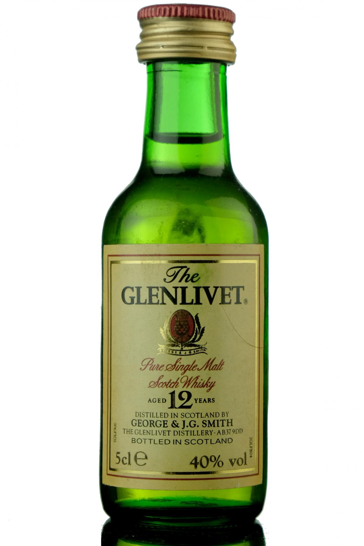 Glenlivet 12 Year Old Miniature